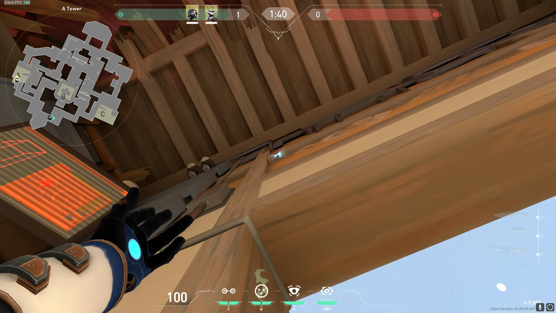 Cypher Cyber Cage on Haven Defense Site A — step 2 of 4: Aim — line up the shot