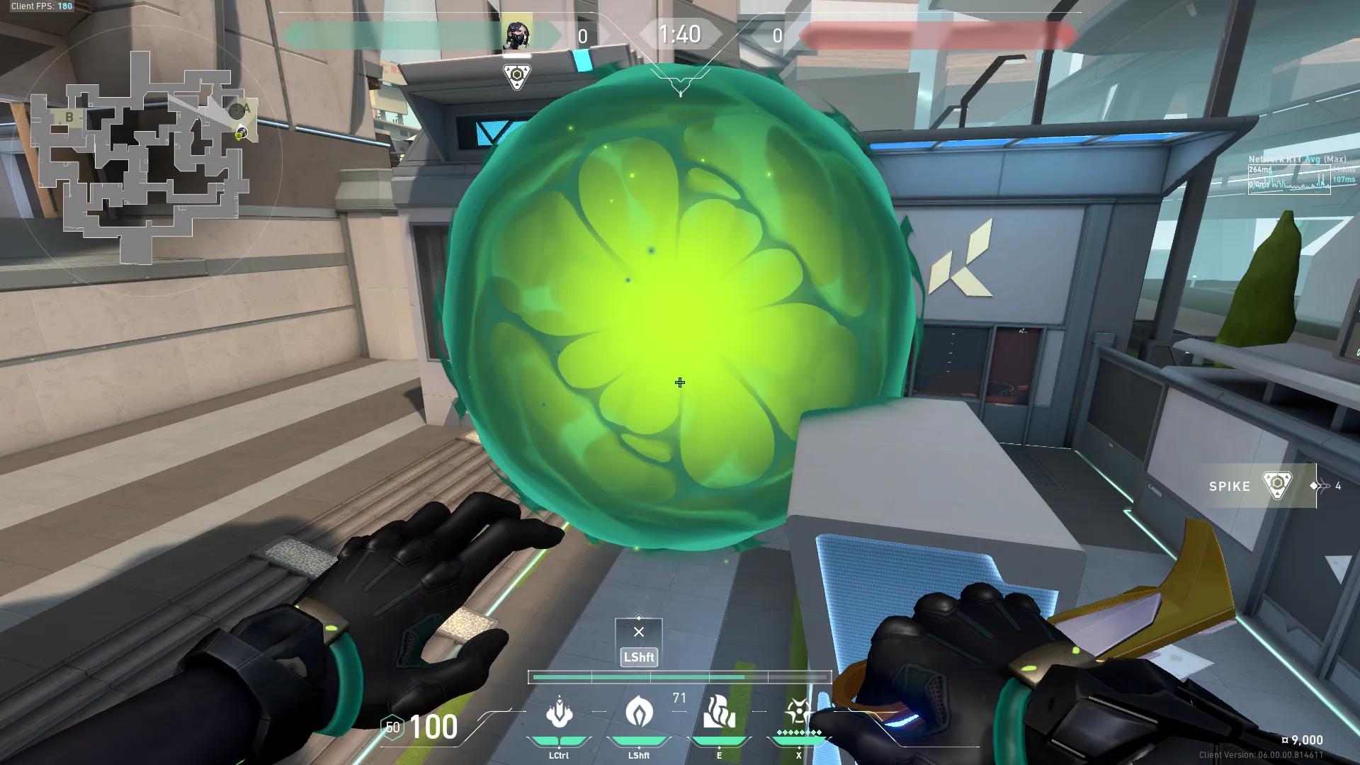 Viper Poison Cloud on Split Attack Site A — step 3 of 3: Result