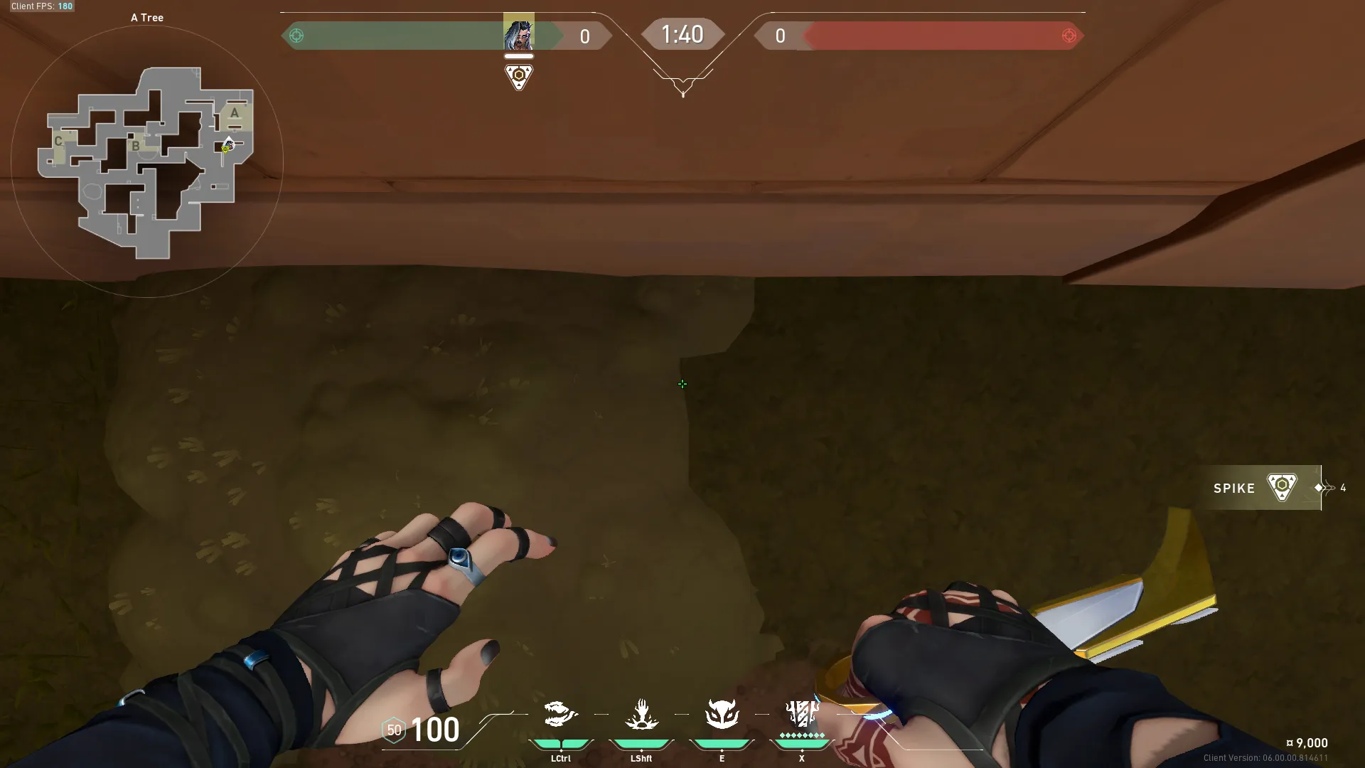 Fade Haunt on Lotus Attack Site A — step 1 of 3: Position — where to stand