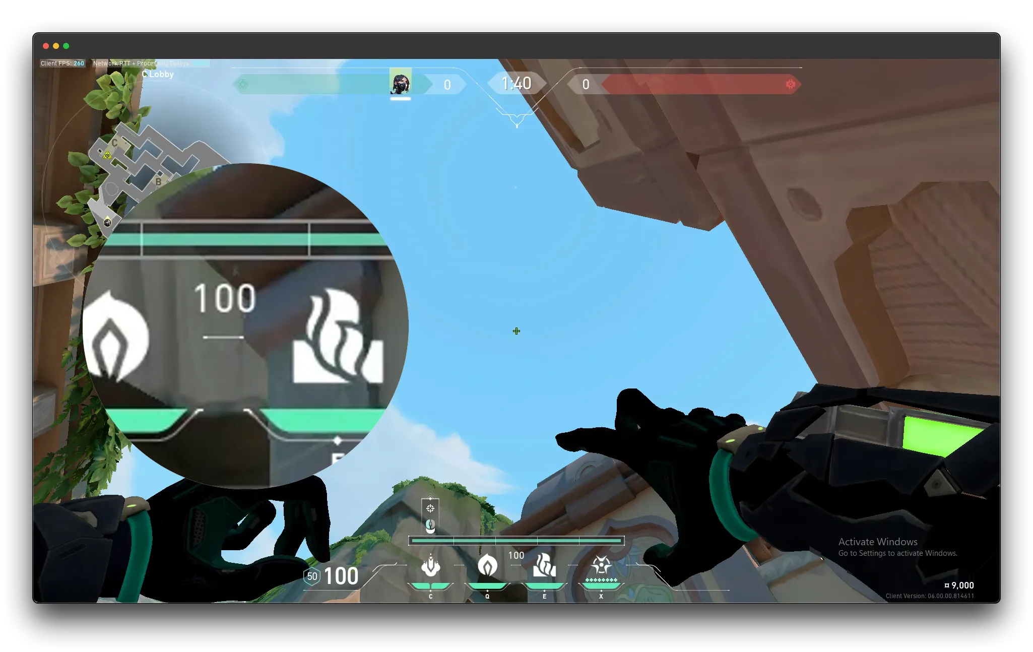 Viper Snake Bite on Lotus Defense Site C — step 2 of 3: Aim — line up the shot
