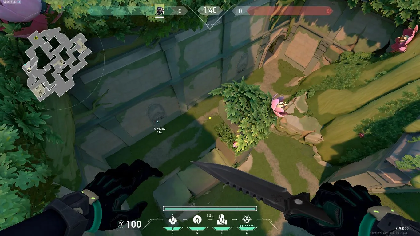 Viper Poison Cloud on Lotus Attack Site A — step 1 of 4: Position — where to stand