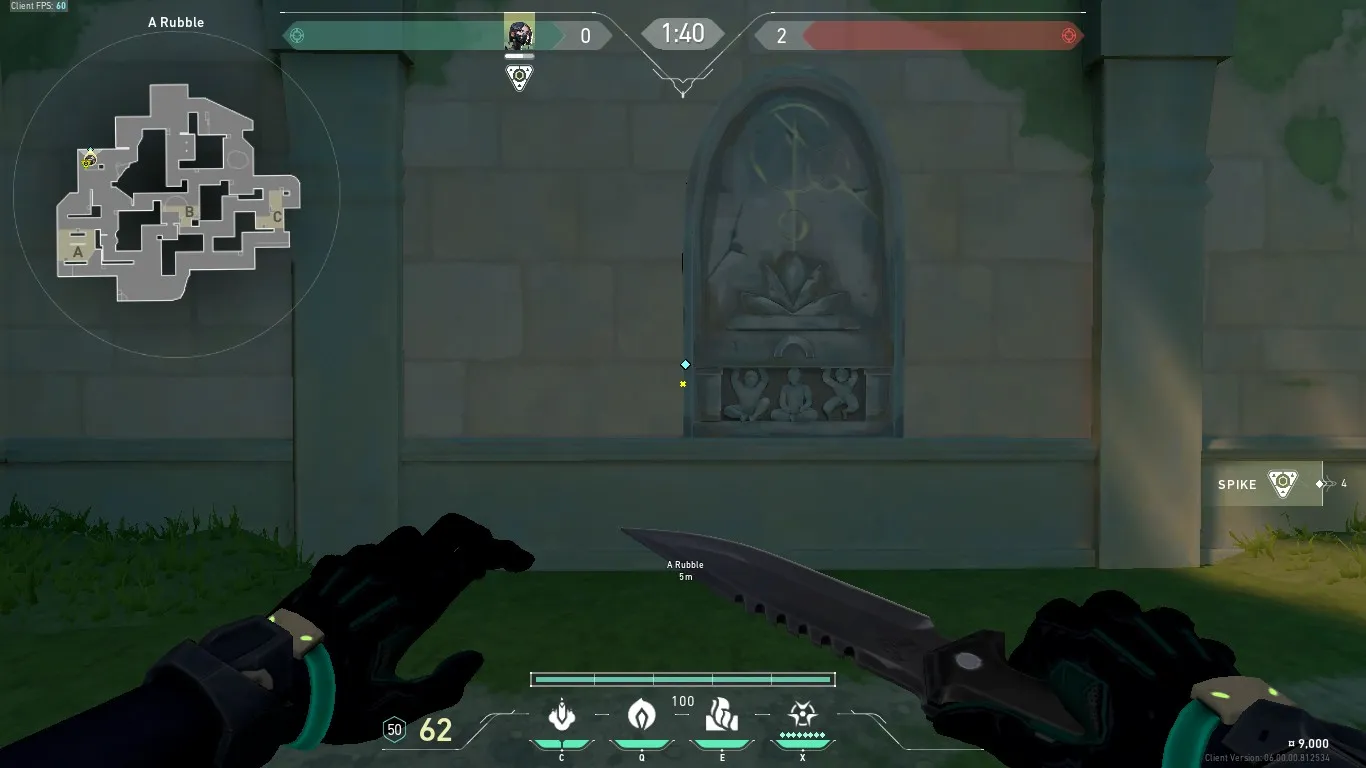 Viper Poison Cloud on Lotus Attack Site A — step 2 of 4: Aim — line up the shot