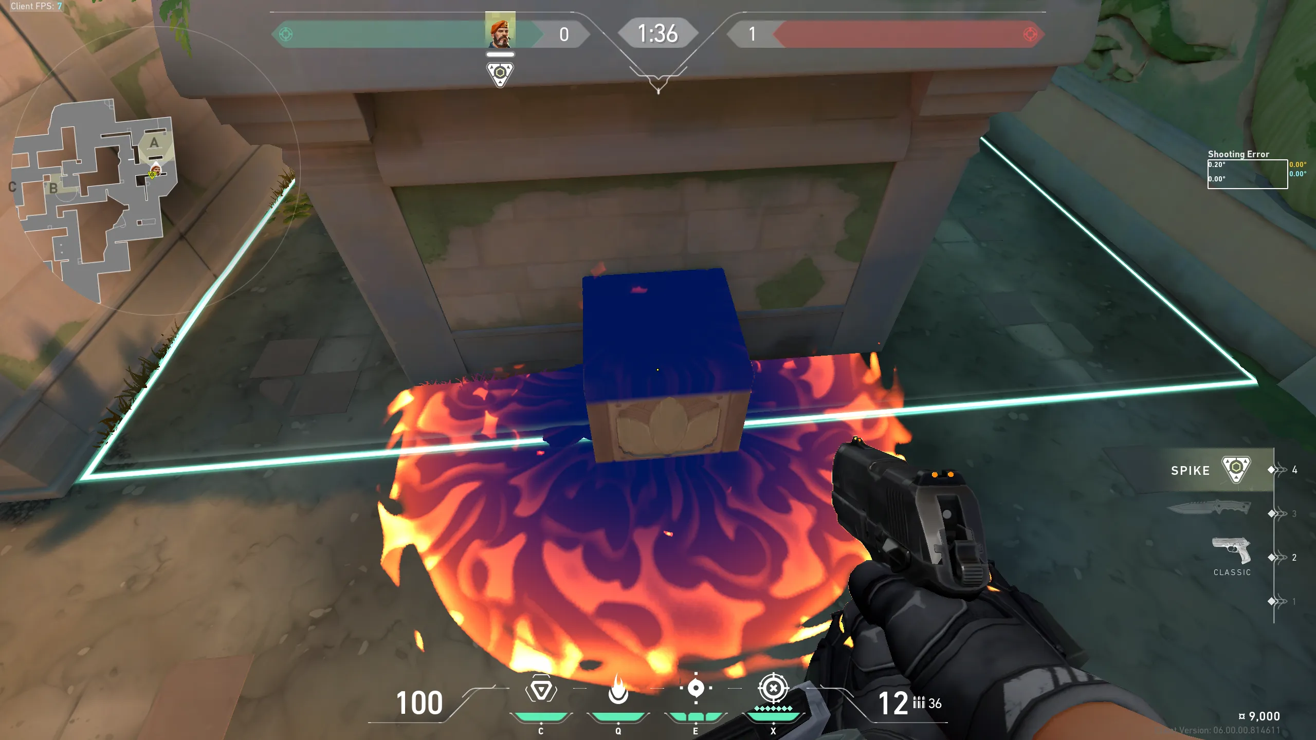 Brimstone Incendiary on Lotus Attack Site A — step 3 of 3: Result