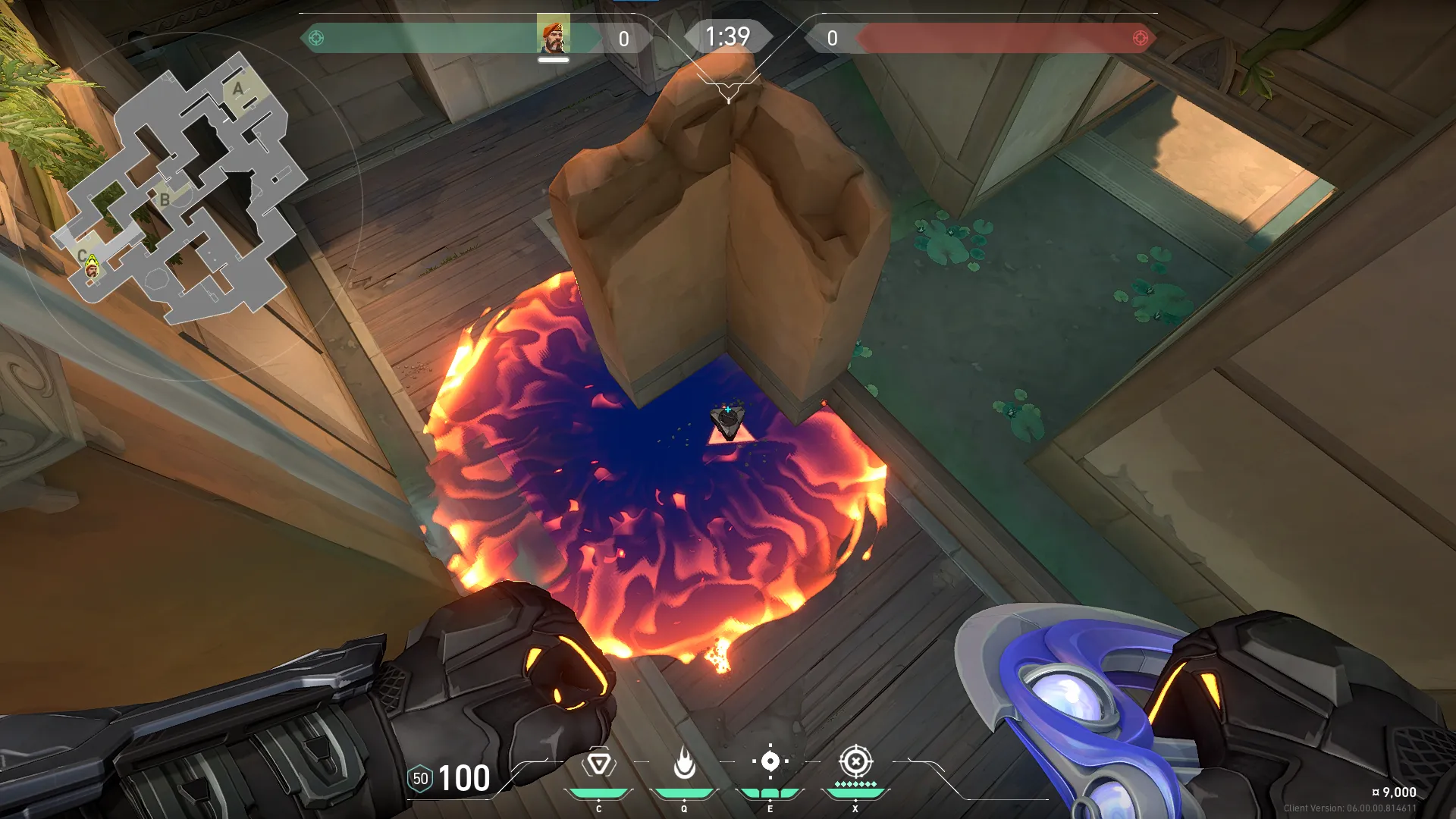 Brimstone Incendiary on Lotus Attack Site C — step 3 of 3: Result