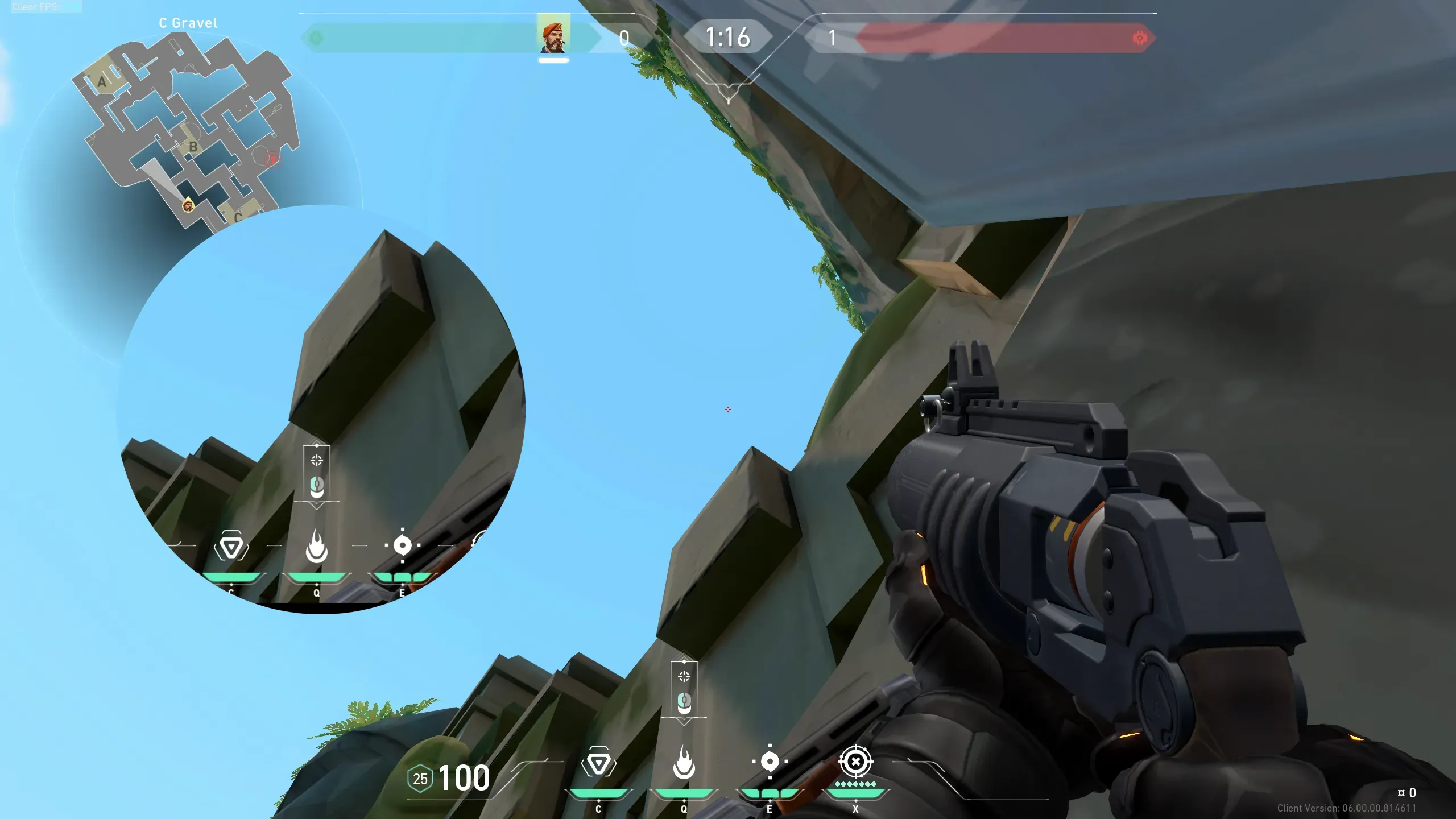 Brimstone Incendiary on Lotus Defense Site B — step 2 of 3: Aim — line up the shot