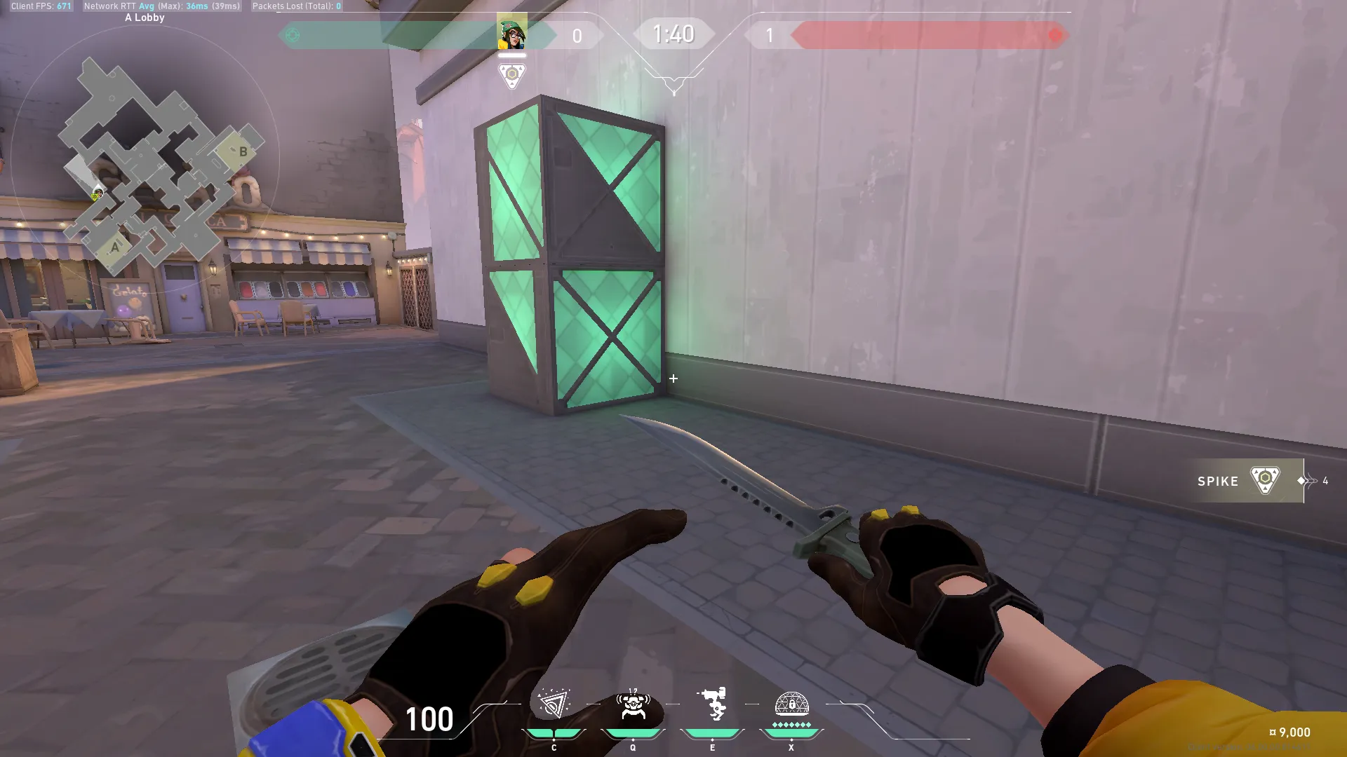 Killjoy Nanoswarm on Ascent Defense Site A — step 1 of 3: Position — where to stand