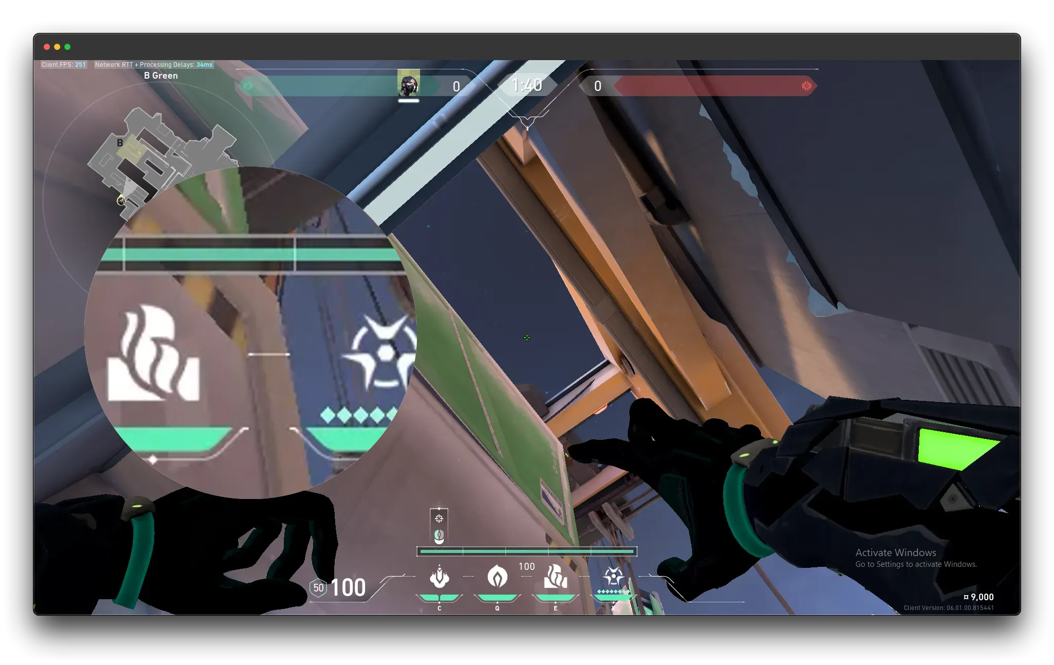 Viper Snake Bite on Icebox Attack Site B — step 2 of 3: Aim — line up the shot