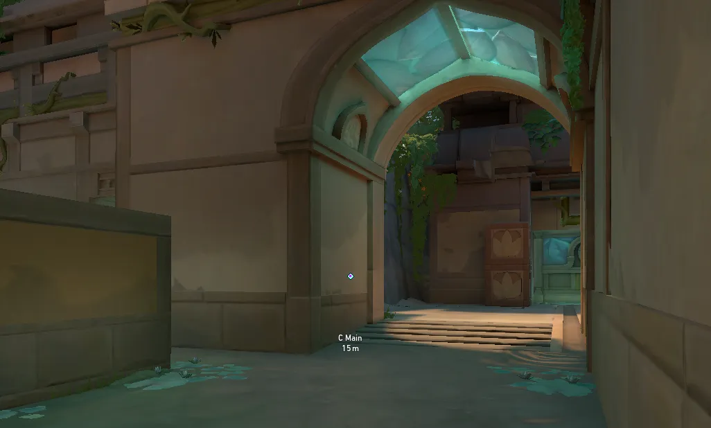 Viper Poison Cloud on Lotus Attack Site C — step 1 of 6: Position — where to stand