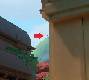 Viper Poison Cloud on Lotus Attack Site C — step 3 of 6: Aim — line up the shot