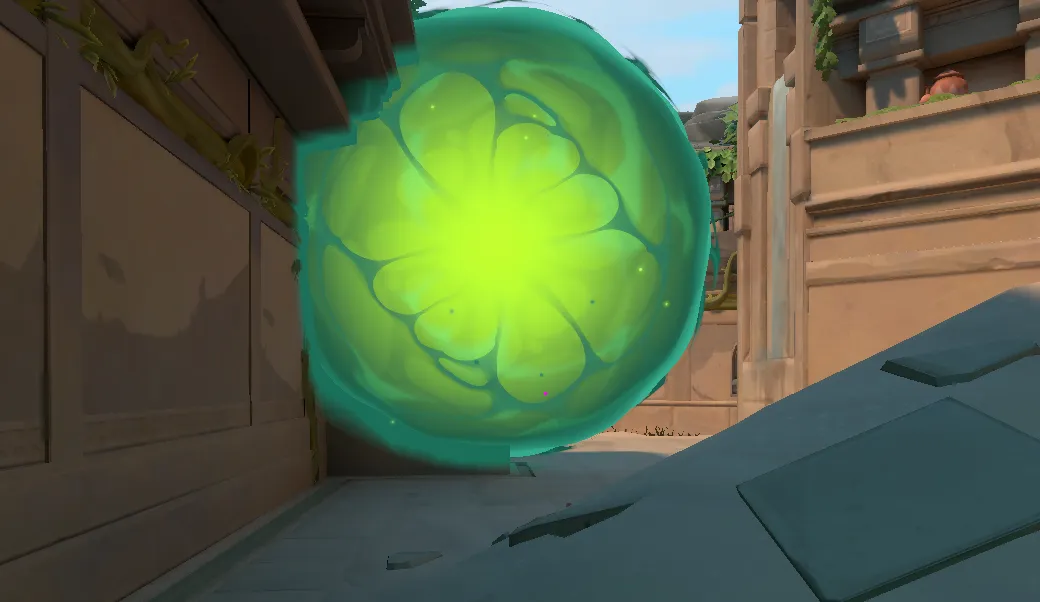 Viper Poison Cloud on Lotus Attack Site C — step 5 of 6: Aim — line up the shot