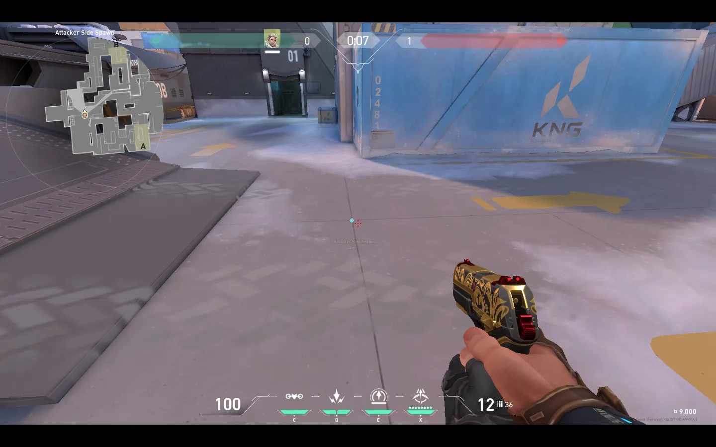 Double shock dart for clearing Ramp — Sova lineup on Icebox