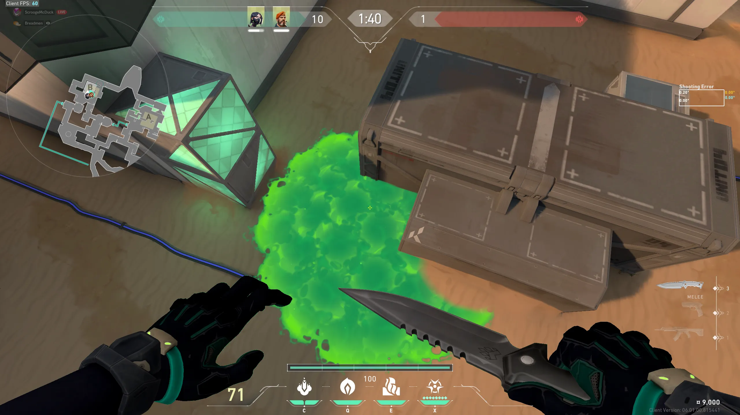 Viper Snake Bite on Bind Defense Site B — step 3 of 3: Result