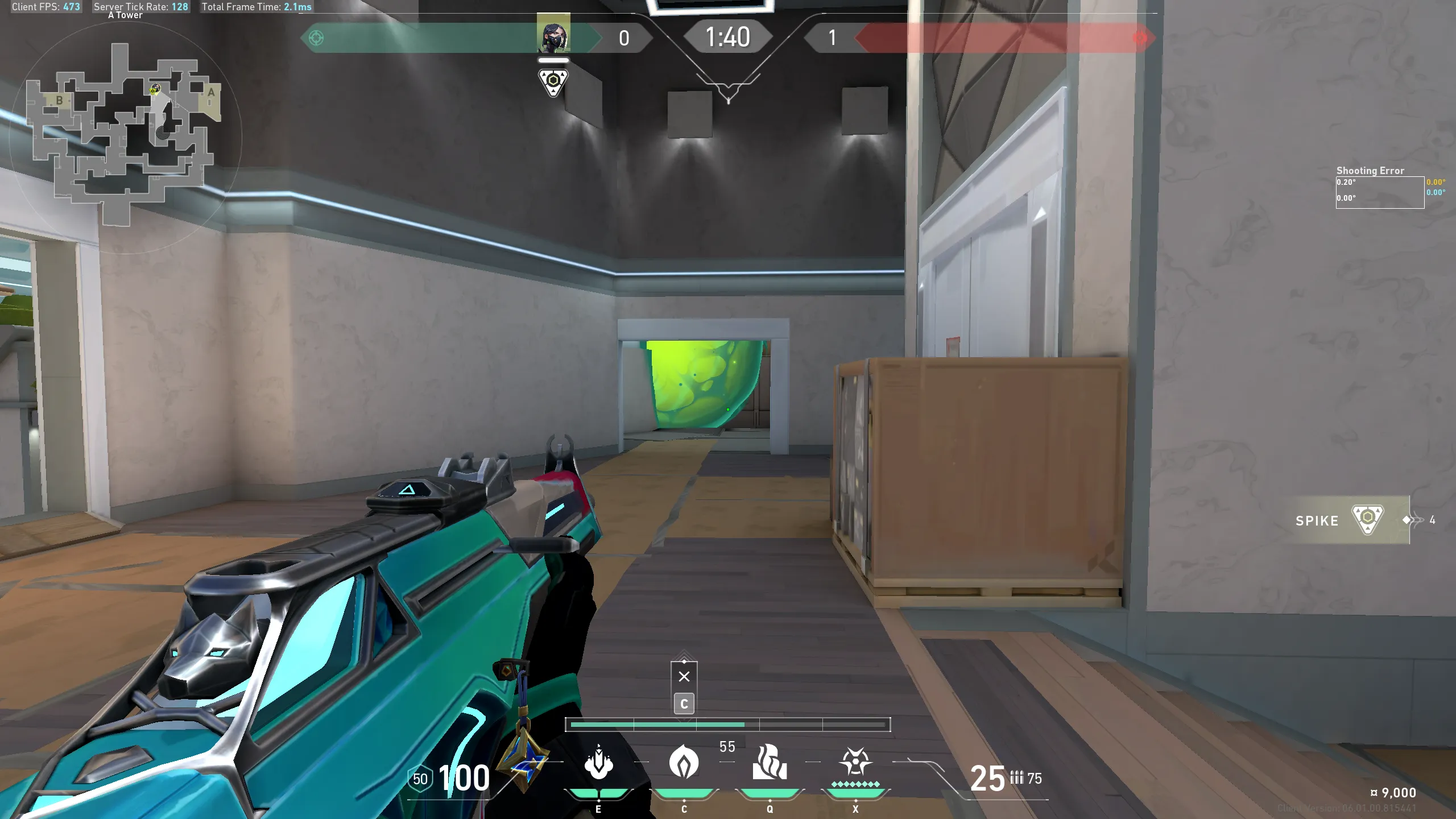 Viper Poison Cloud on Split Attack Site A — step 3 of 3: Result