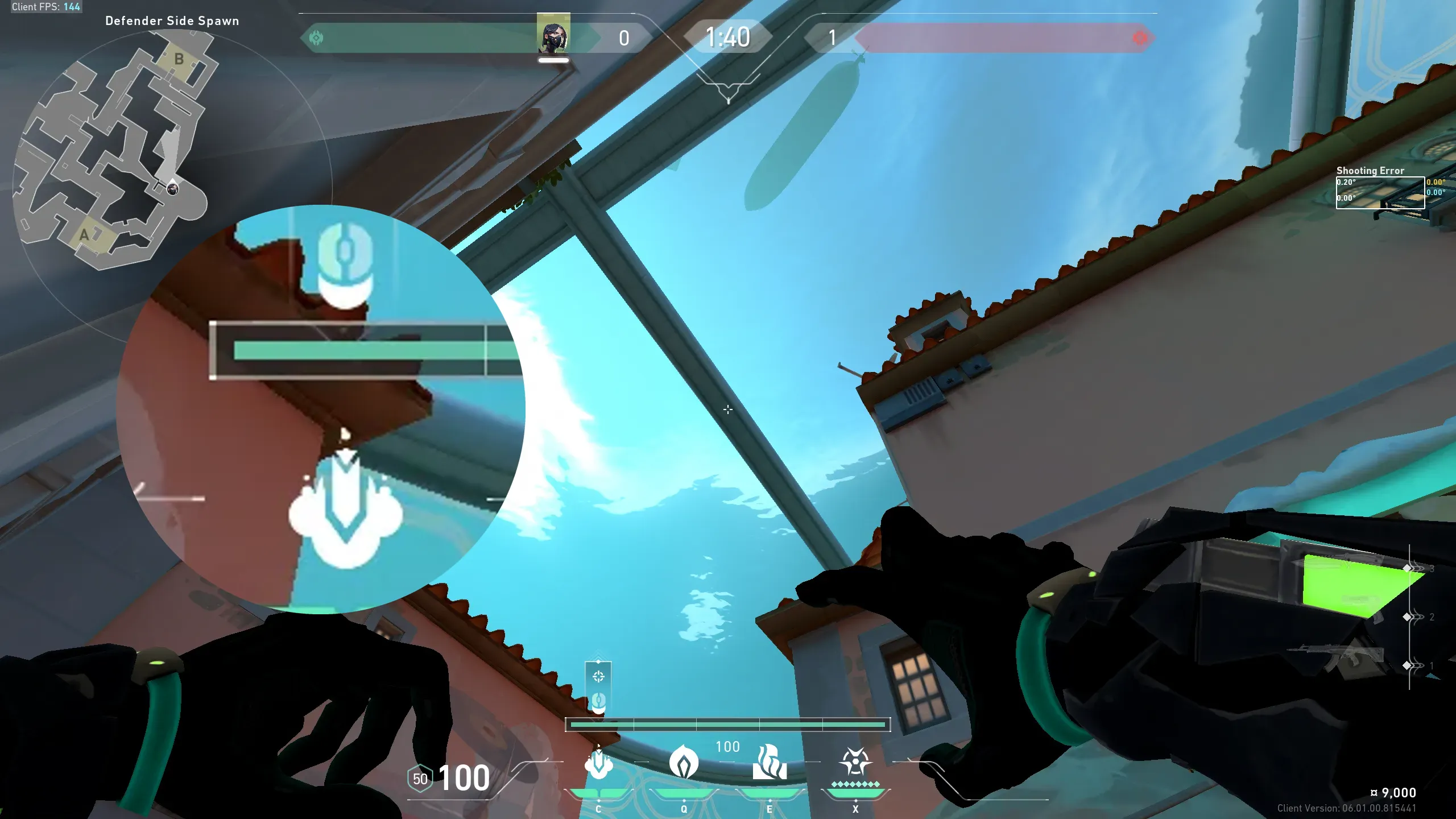 Viper Snake Bite on Pearl Defense Site B — step 2 of 3: Aim — line up the shot