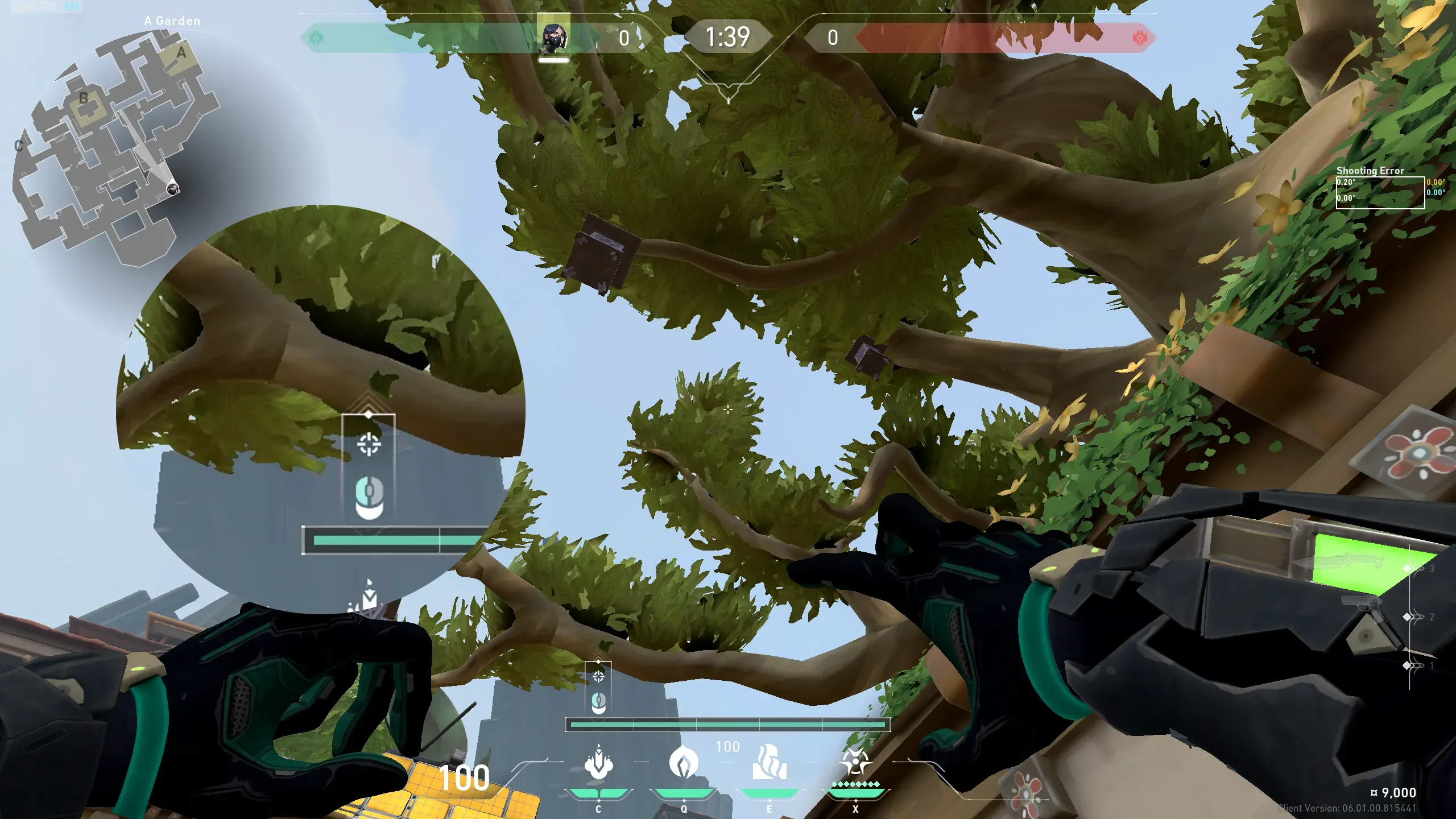 Viper Snake Bite on Haven Attack Site A — step 2 of 3: Aim — line up the shot
