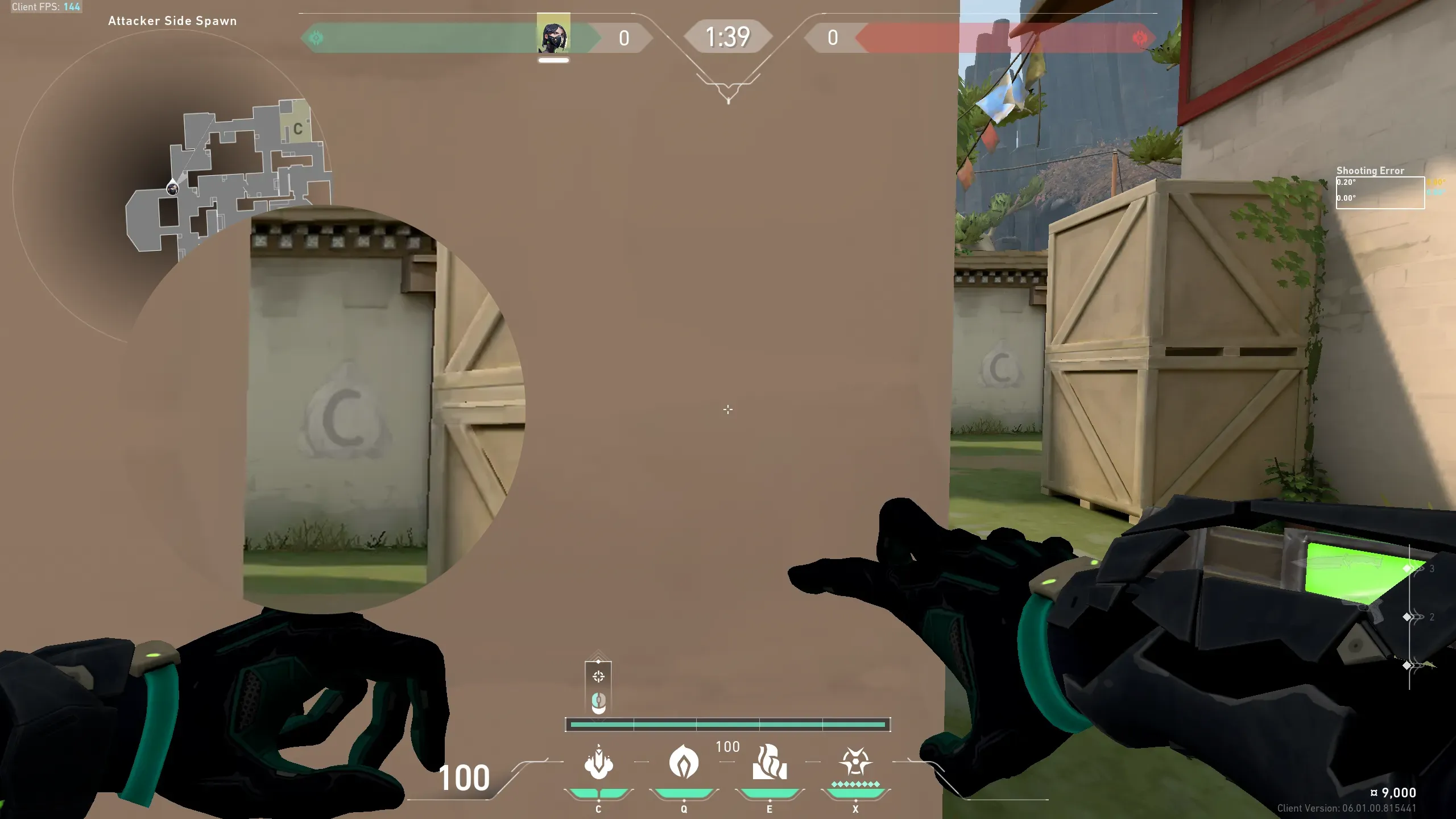 Viper Snake Bite on Haven Attack Site C — step 2 of 4: Aim — line up the shot