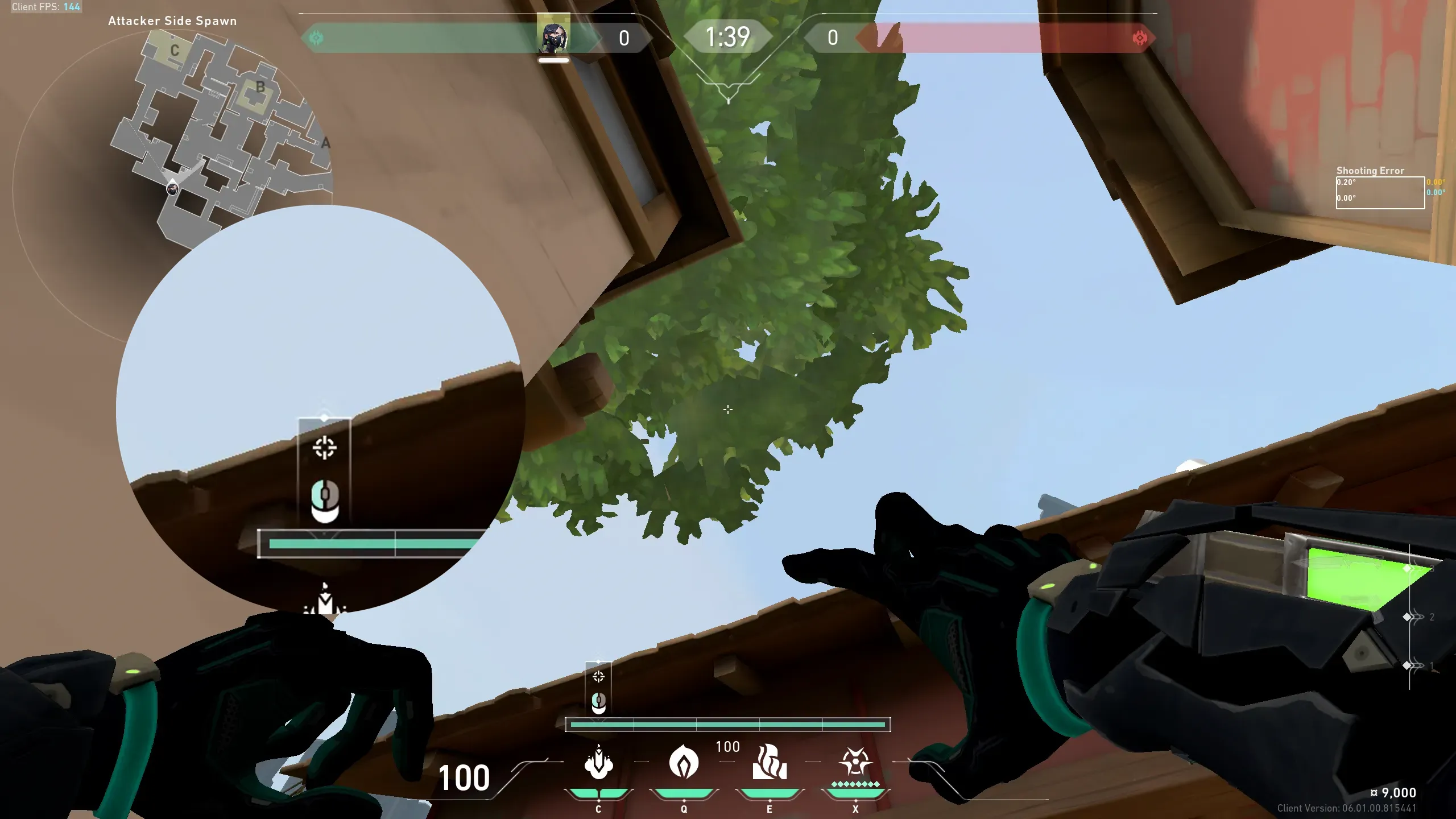 Viper Snake Bite on Haven Attack Site C — step 3 of 4: Aim — line up the shot