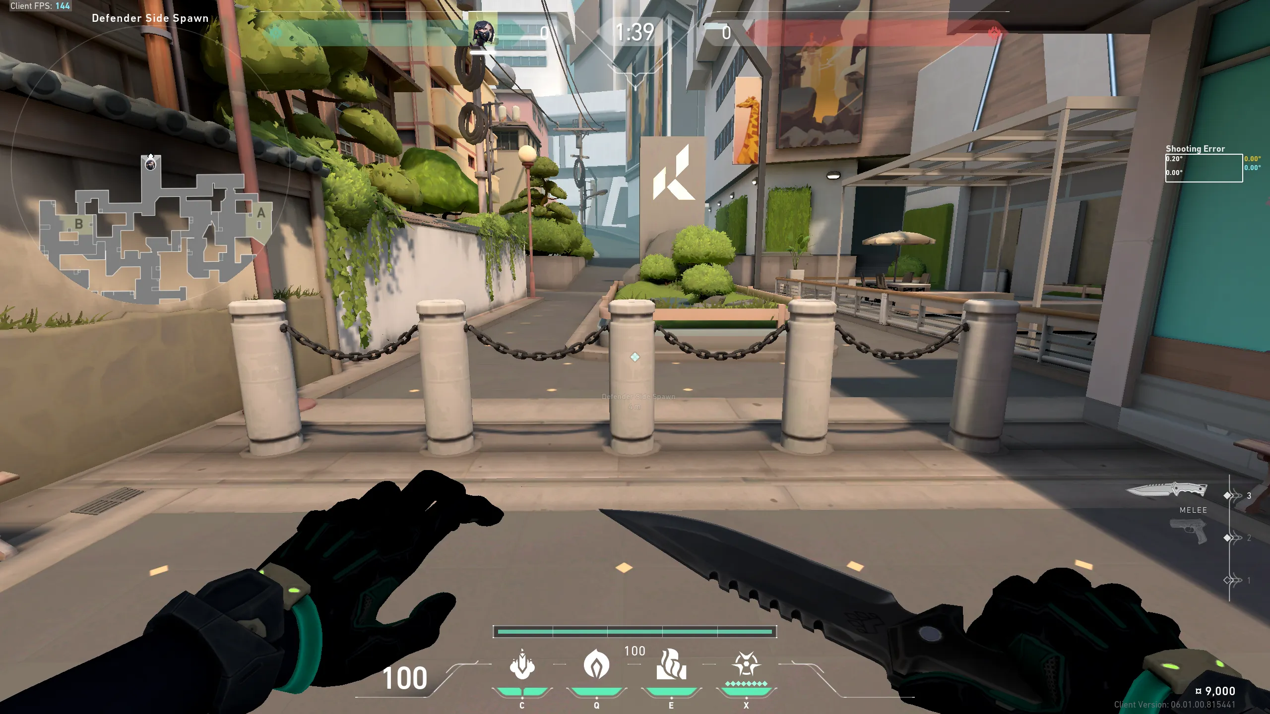Viper Snake Bite on Split Defense Site B — step 1 of 3: Position — where to stand