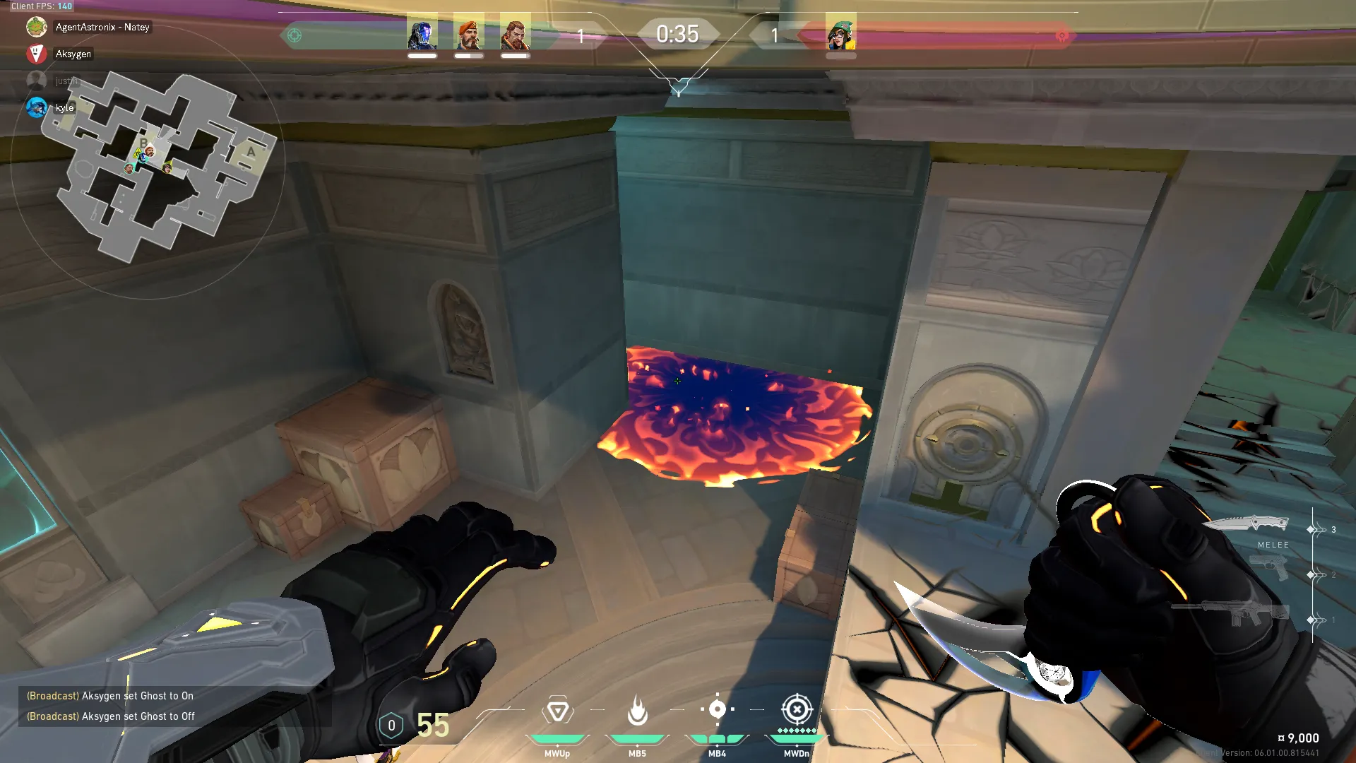 Brimstone Incendiary on Lotus Attack Site B — step 3 of 3: Result
