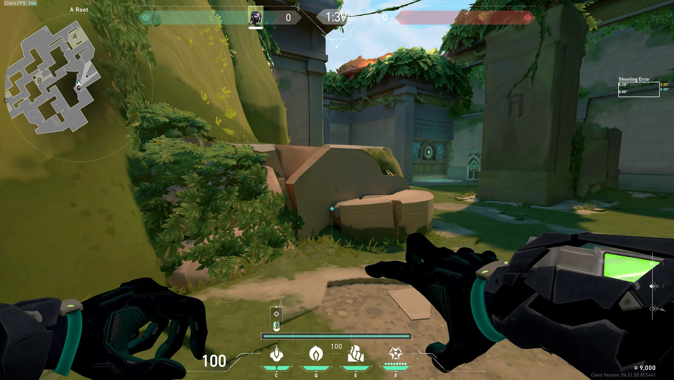 Viper Snake Bite on Lotus Attack Site A — step 1 of 3: Position — where to stand