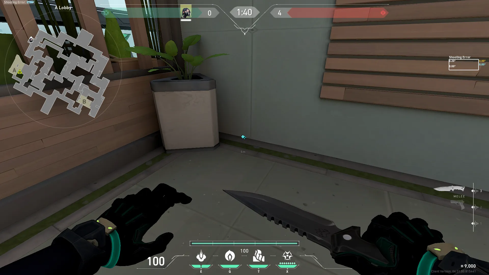 Viper Snake Bite on Split Attack Site A — step 1 of 3: Position — where to stand