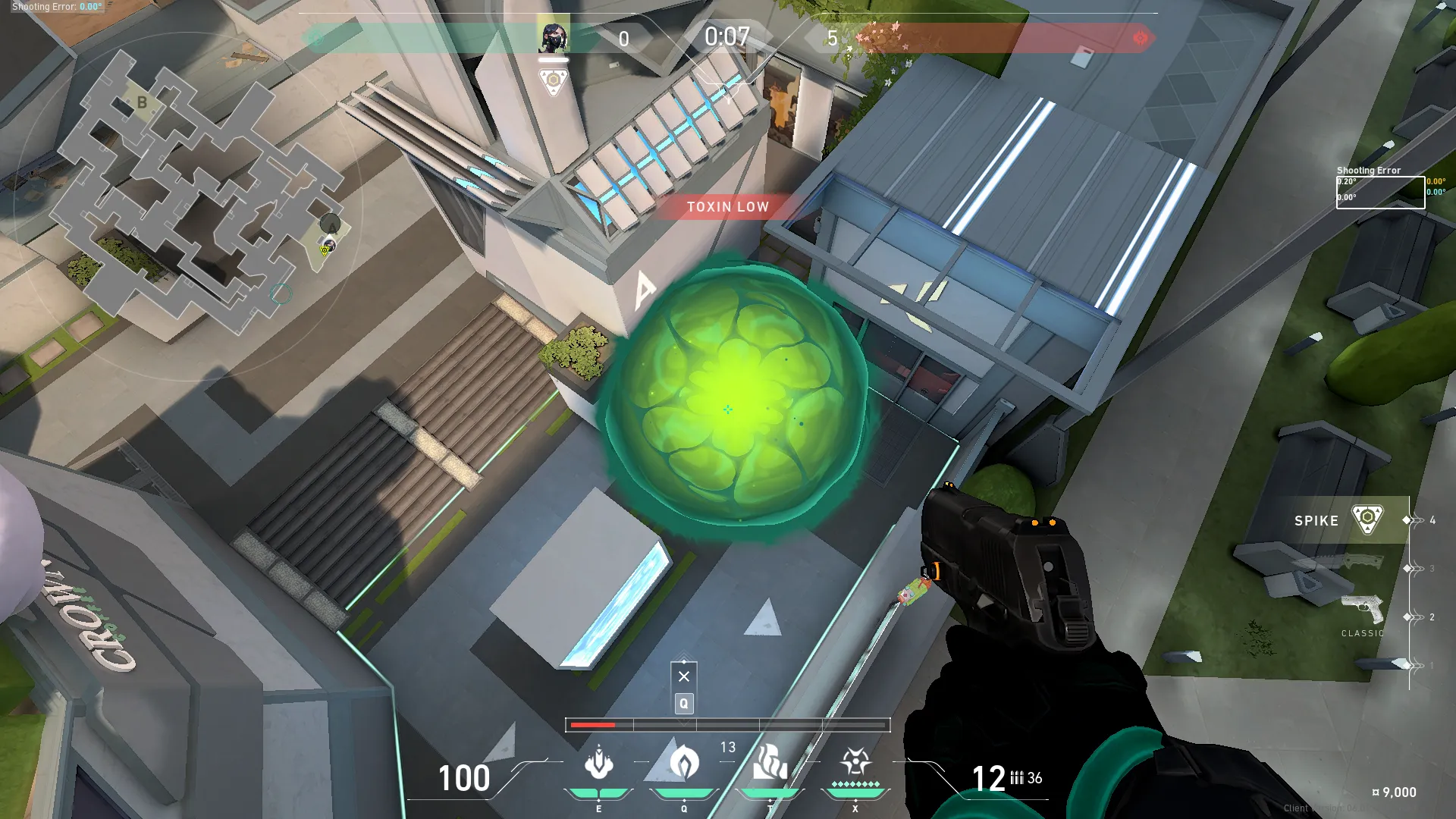 Killjoy Nanoswarm on Split Defense Site A — step 3 of 3: Result