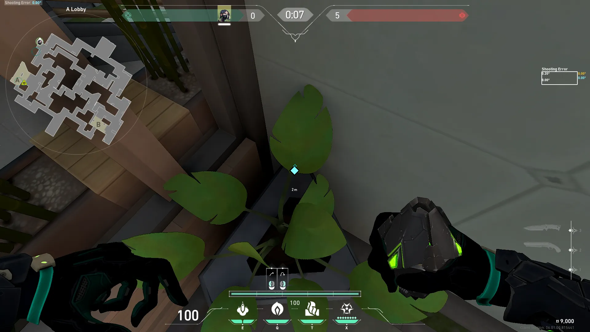 Viper Poison Cloud on Split Attack Site A — step 1 of 3: Position — where to stand