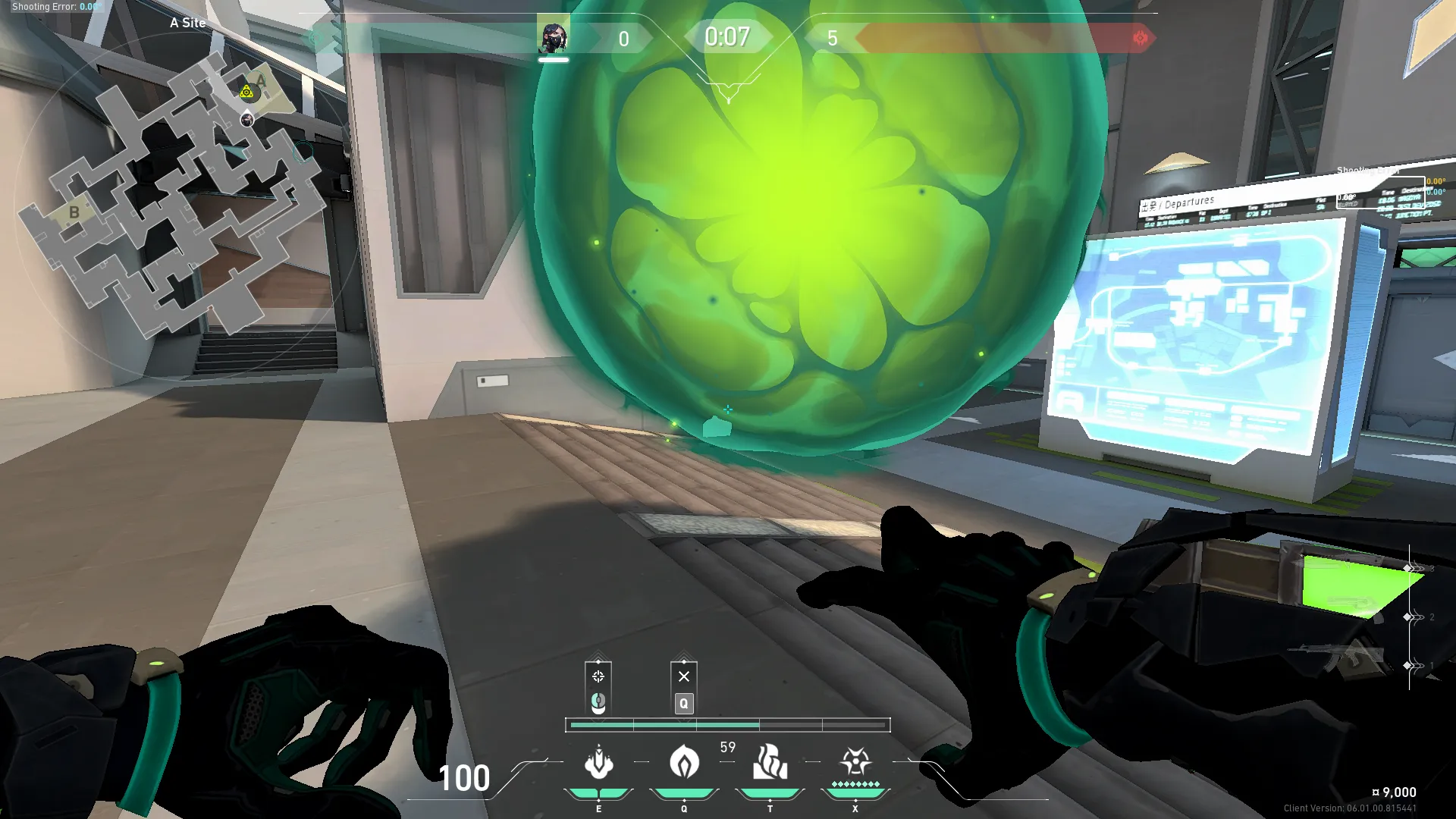 Viper Poison Cloud on Split Attack Site A — step 3 of 3: Result