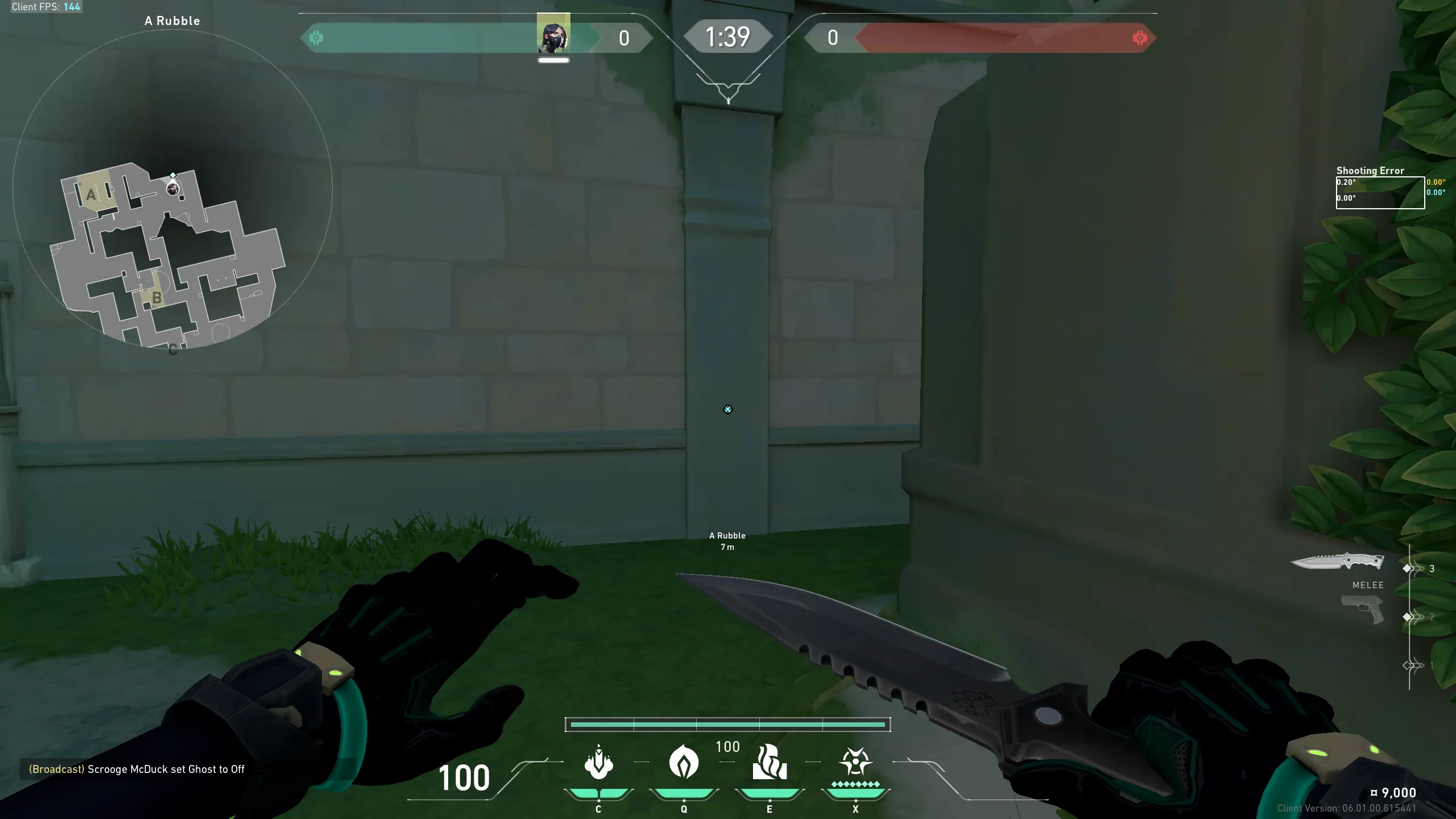 Viper Snake Bite on Lotus Attack Site B — step 1 of 4: Position — where to stand