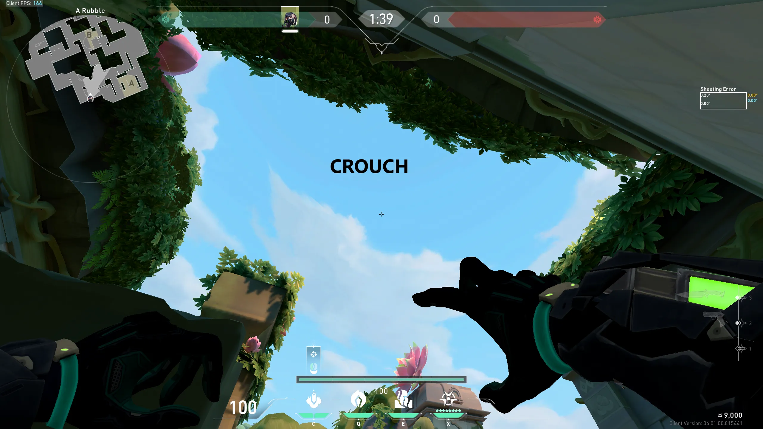 Viper Snake Bite on Lotus Attack Site B — step 3 of 4: Aim — line up the shot
