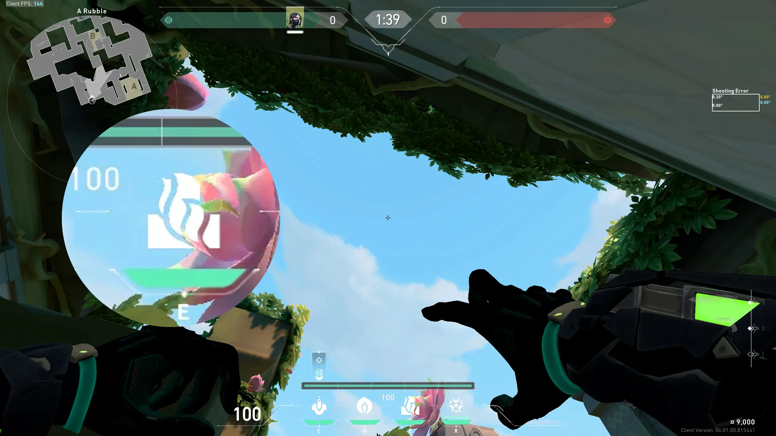 Viper Snake Bite on Lotus Attack Site B — step 2 of 3: Aim — line up the shot