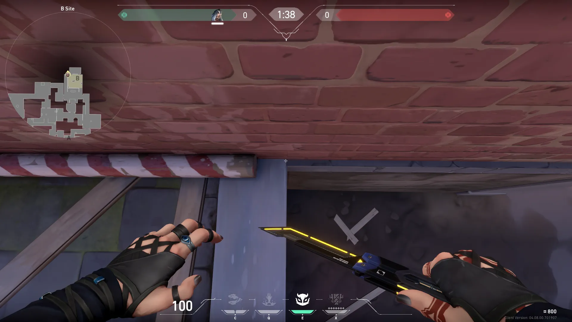 Fade Haunt on Ascent Defense Site B — step 1 of 3: Position — where to stand