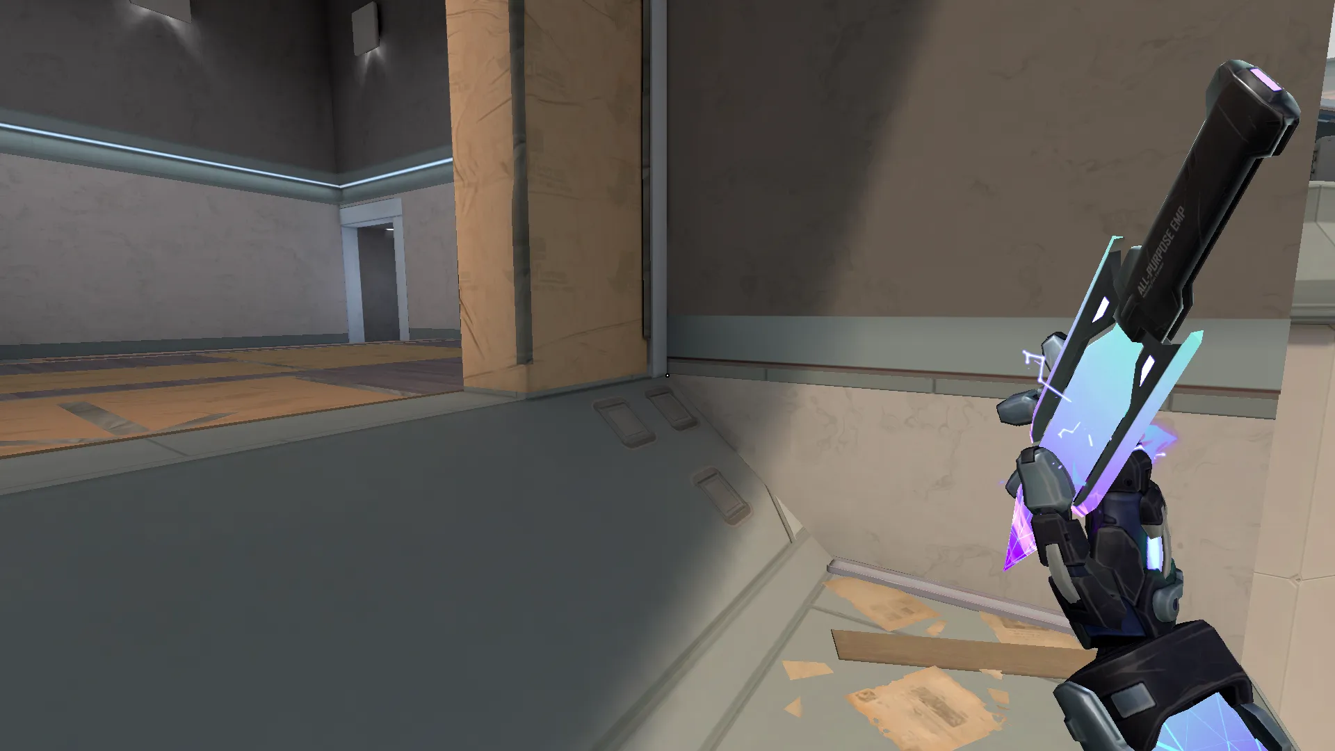 KAY/O Zero_Point on Split Attack Site A — step 1 of 3: Position — where to stand