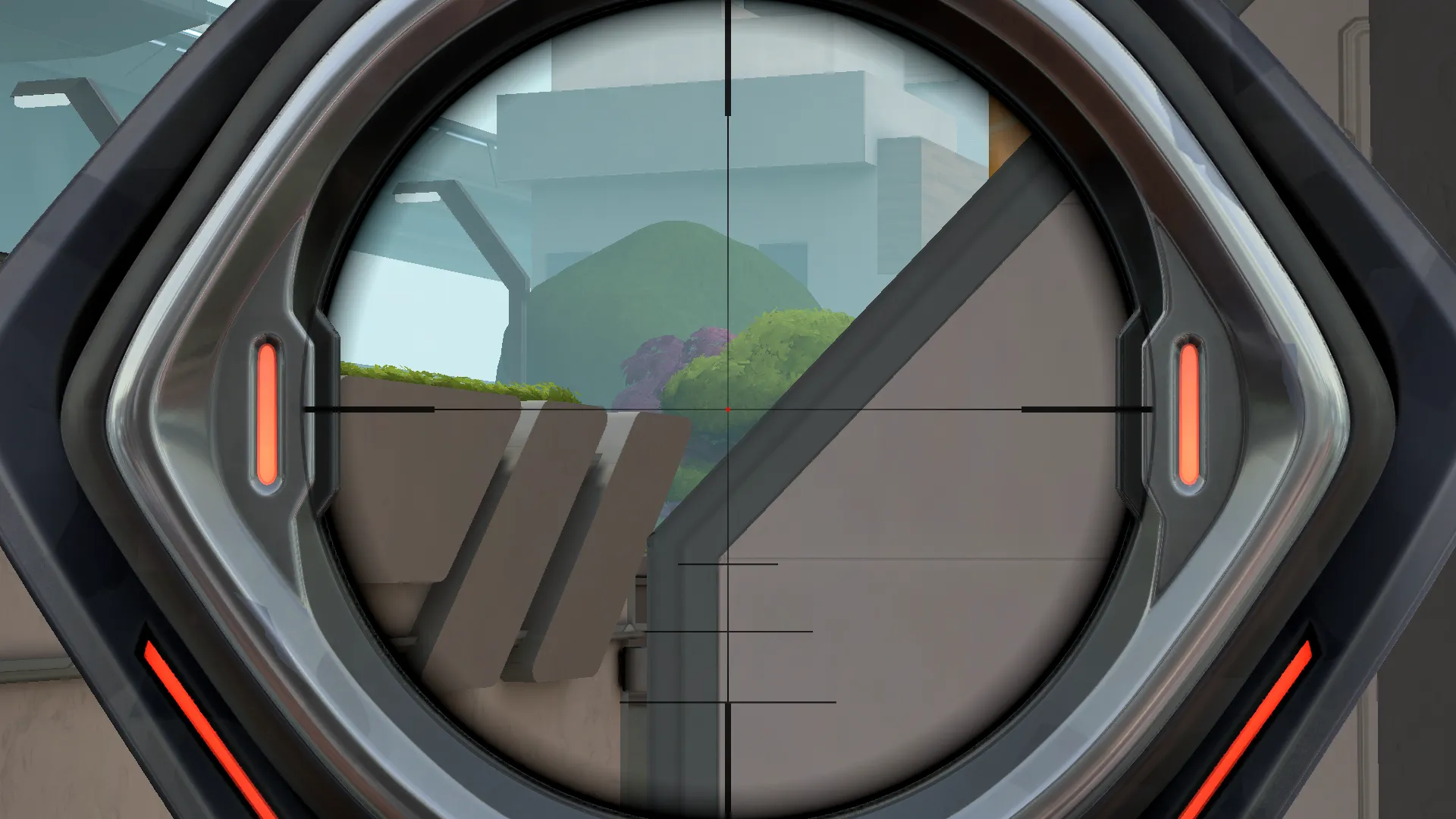 KAY/O Zero_Point on Split Attack Site A — step 2 of 3: Aim — line up the shot