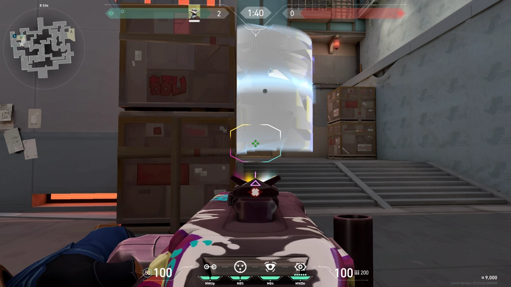 Cypher Cyber Cage on Split Defense Site B — step 3 of 3: Result