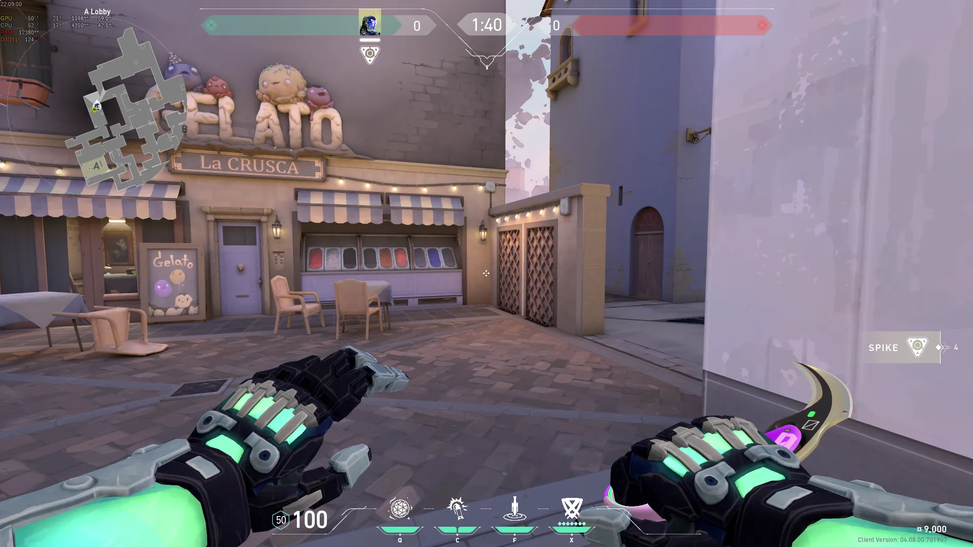 KAY/O Zero_Point on Ascent Attack Site A — step 1 of 4: Position — where to stand