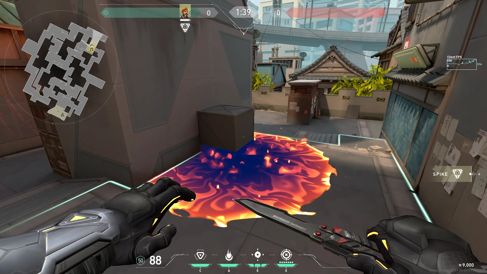 Brimstone Incendiary on Split Defense Site B — step 3 of 3: Result