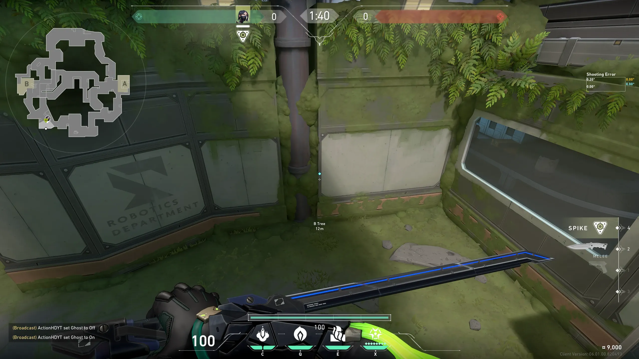 Viper Snake Bite on Fracture Attack Site B — step 1 of 3: Position — where to stand