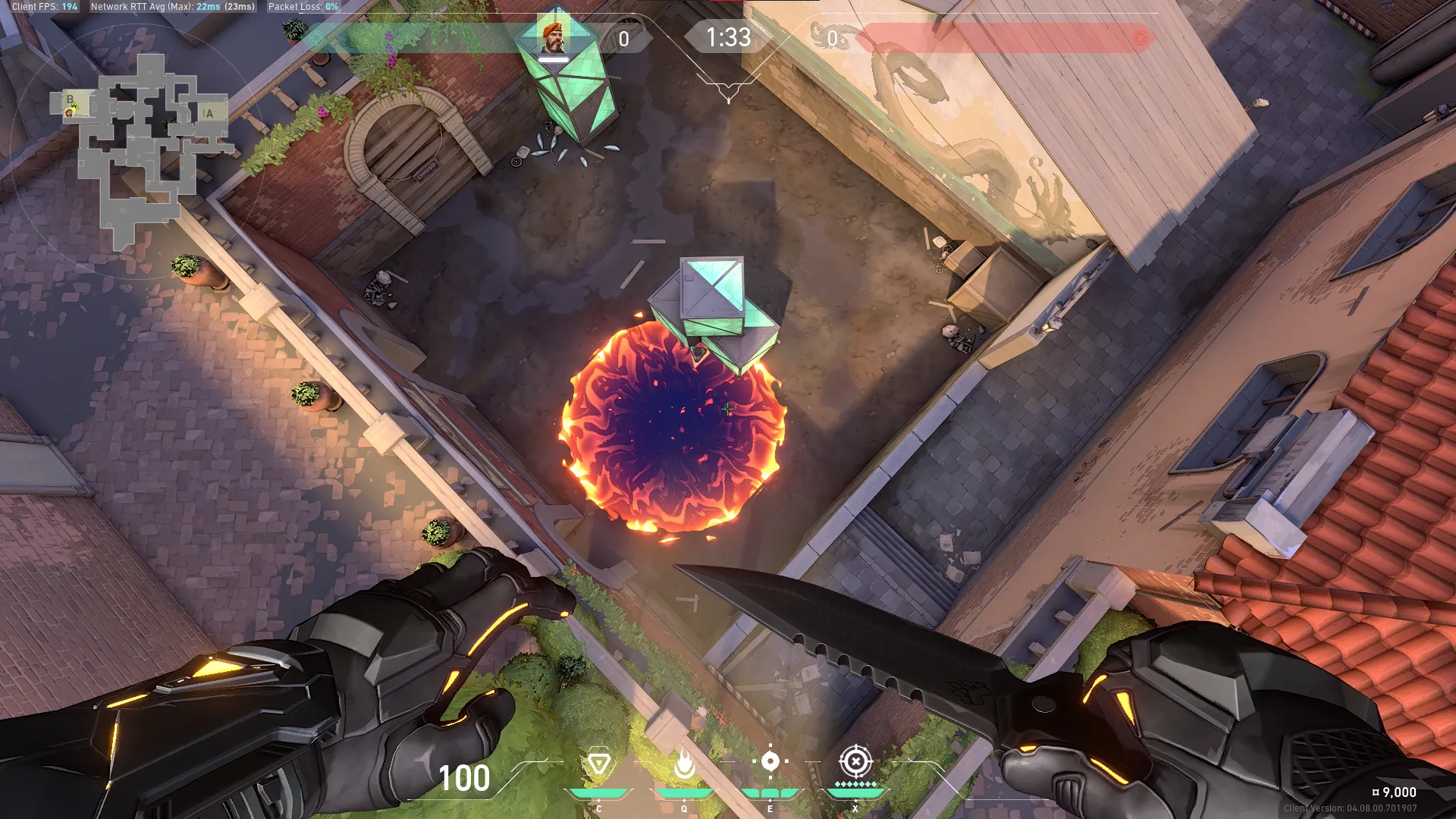 Brimstone Incendiary on Ascent Attack Site B — step 3 of 3: Result