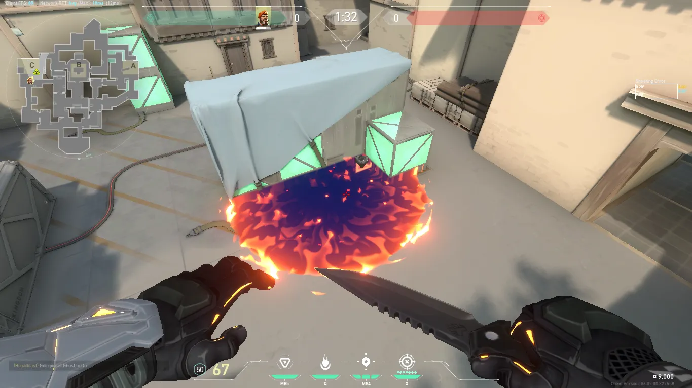 Brimstone Incendiary on Haven Attack Site C — step 3 of 3: Result