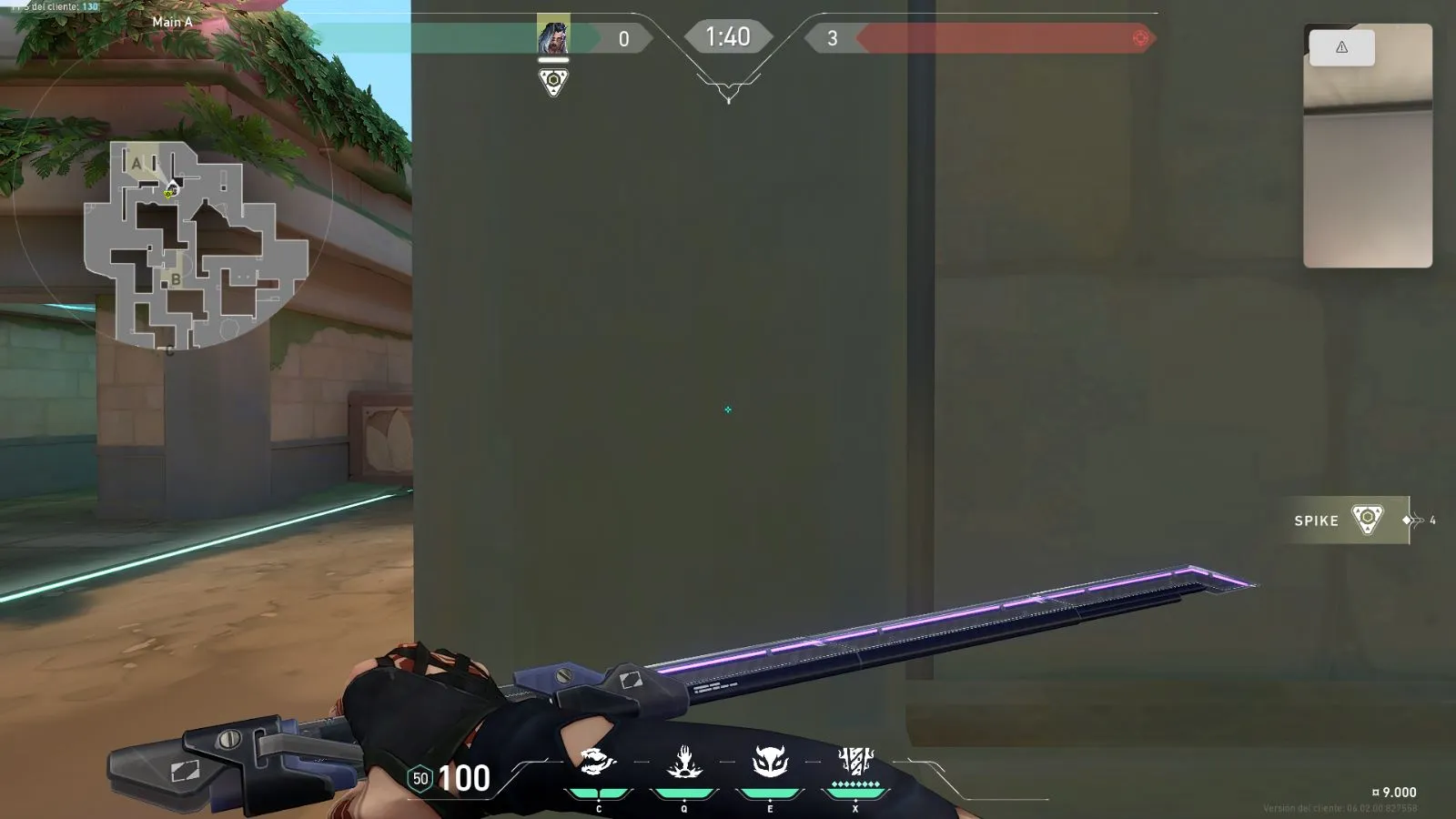 Fade Haunt on Lotus Attack Site A — step 1 of 3: Position — where to stand