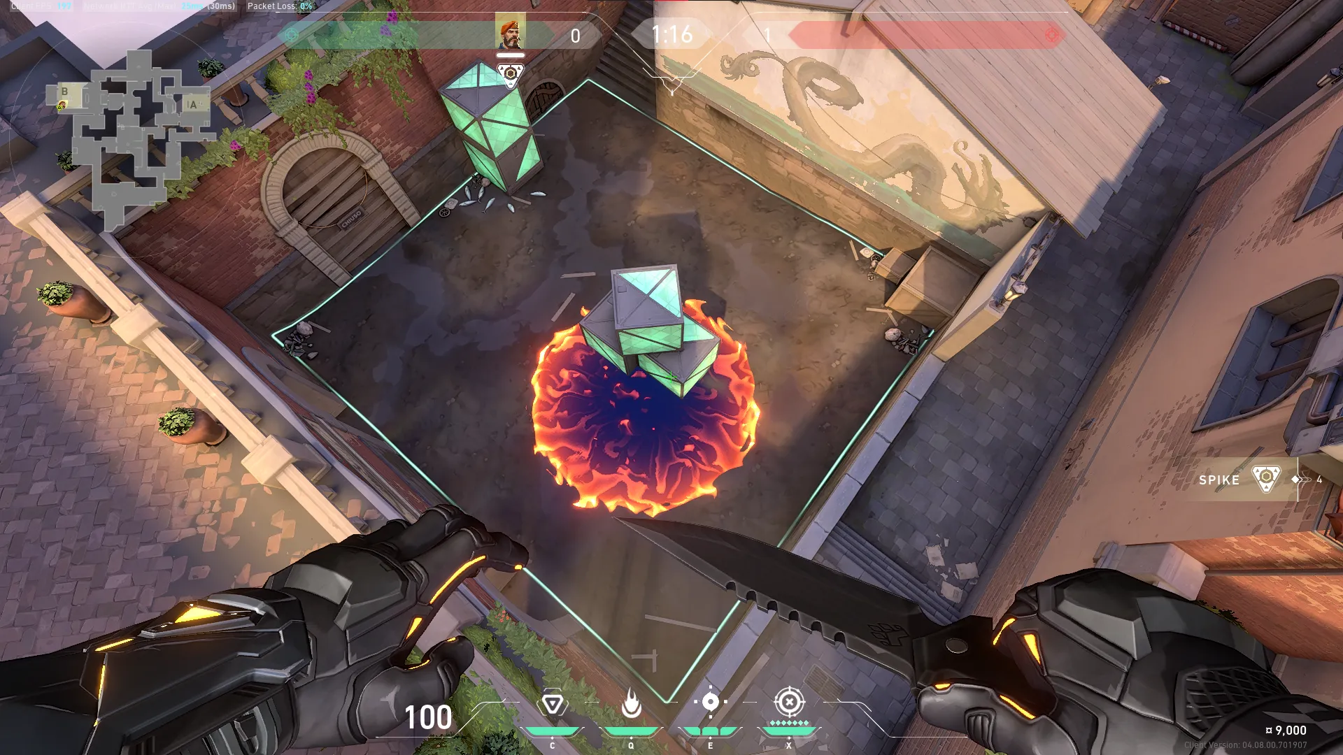 Brimstone Incendiary on Ascent Attack Site B — step 3 of 3: Result