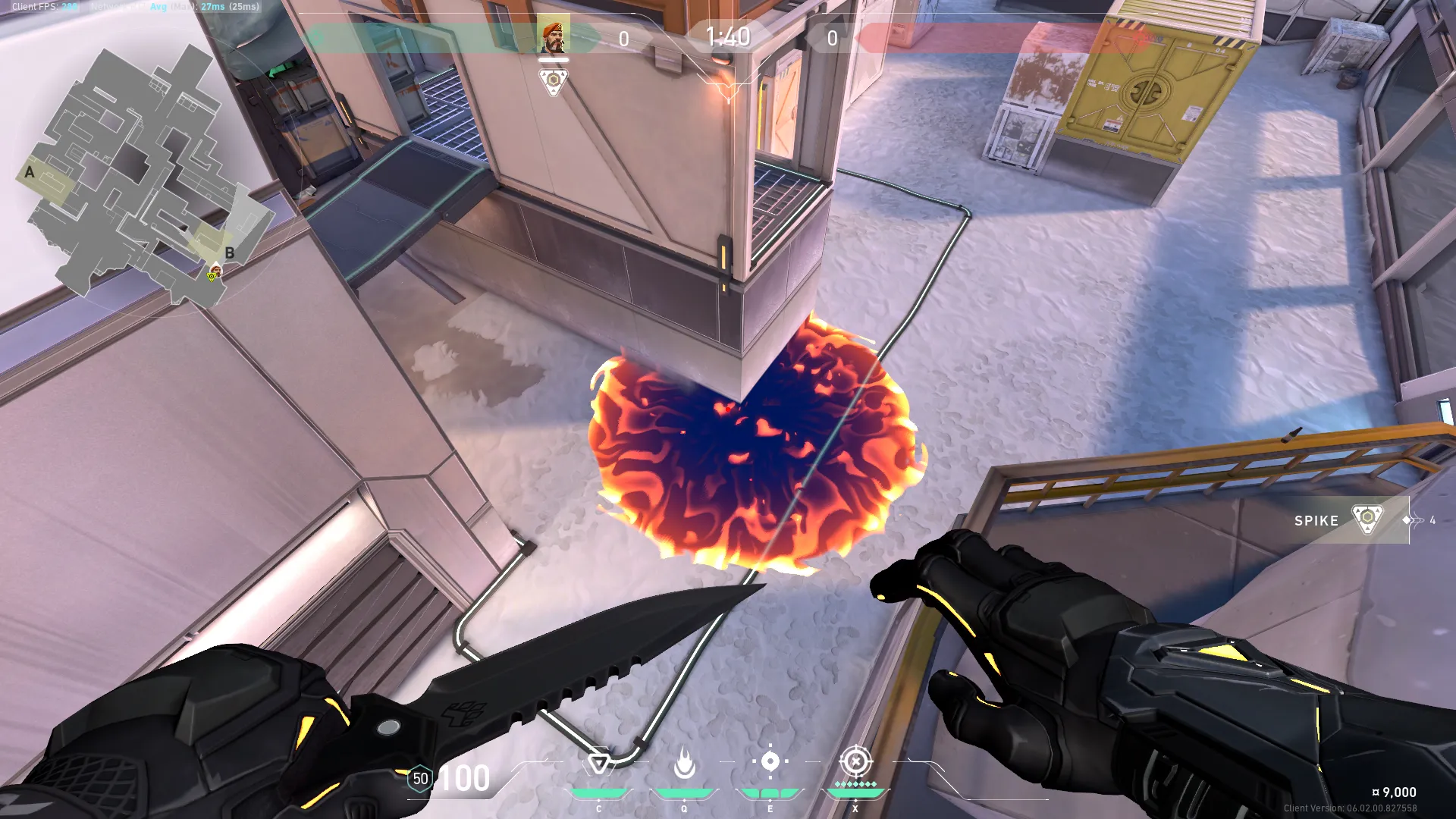 Brimstone Incendiary on Icebox Defense Site B — step 3 of 3: Result