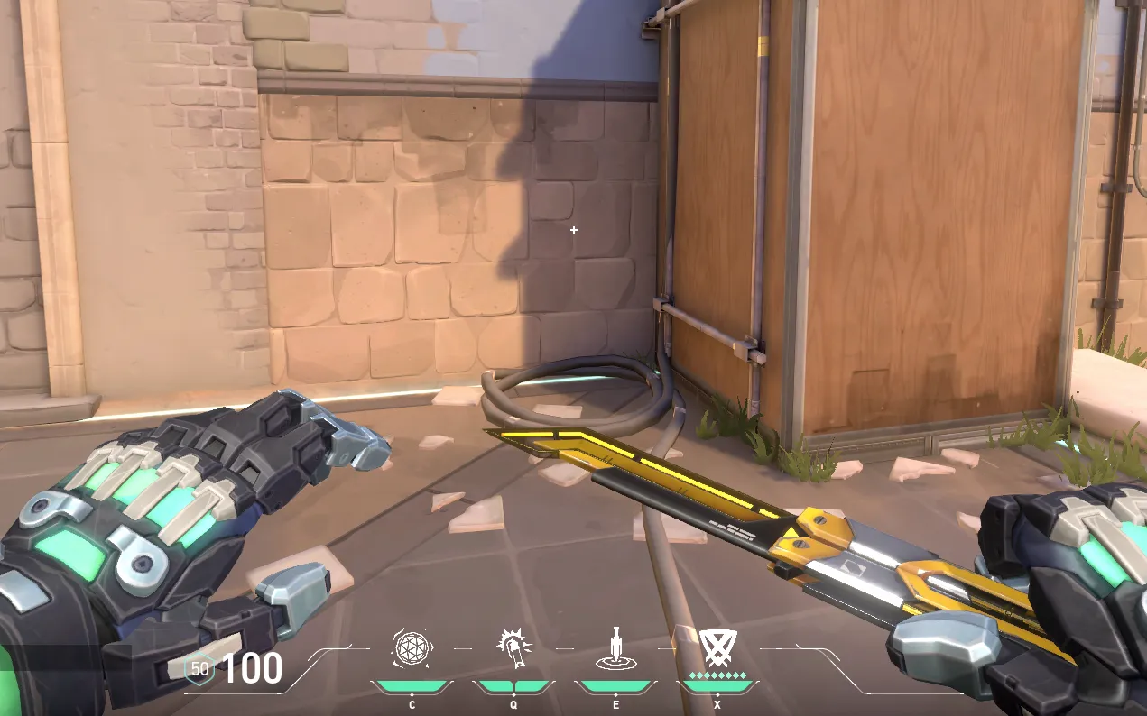 KAY/O Zero_Point on Ascent Defense Site B — step 1 of 3: Position — where to stand