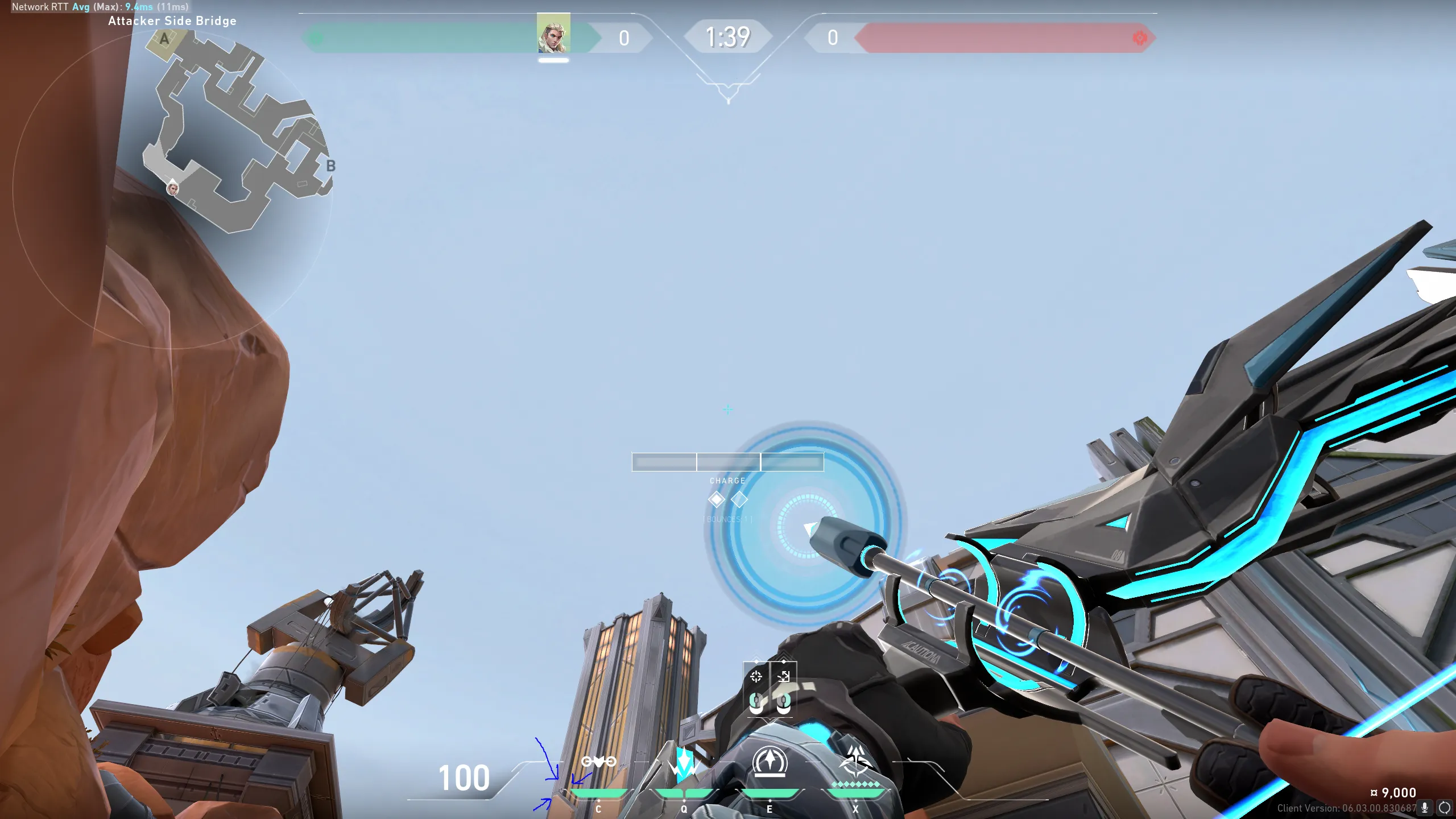 Sova Recon Bolt on Fracture Defense Site A — step 2 of 3: Aim — line up the shot
