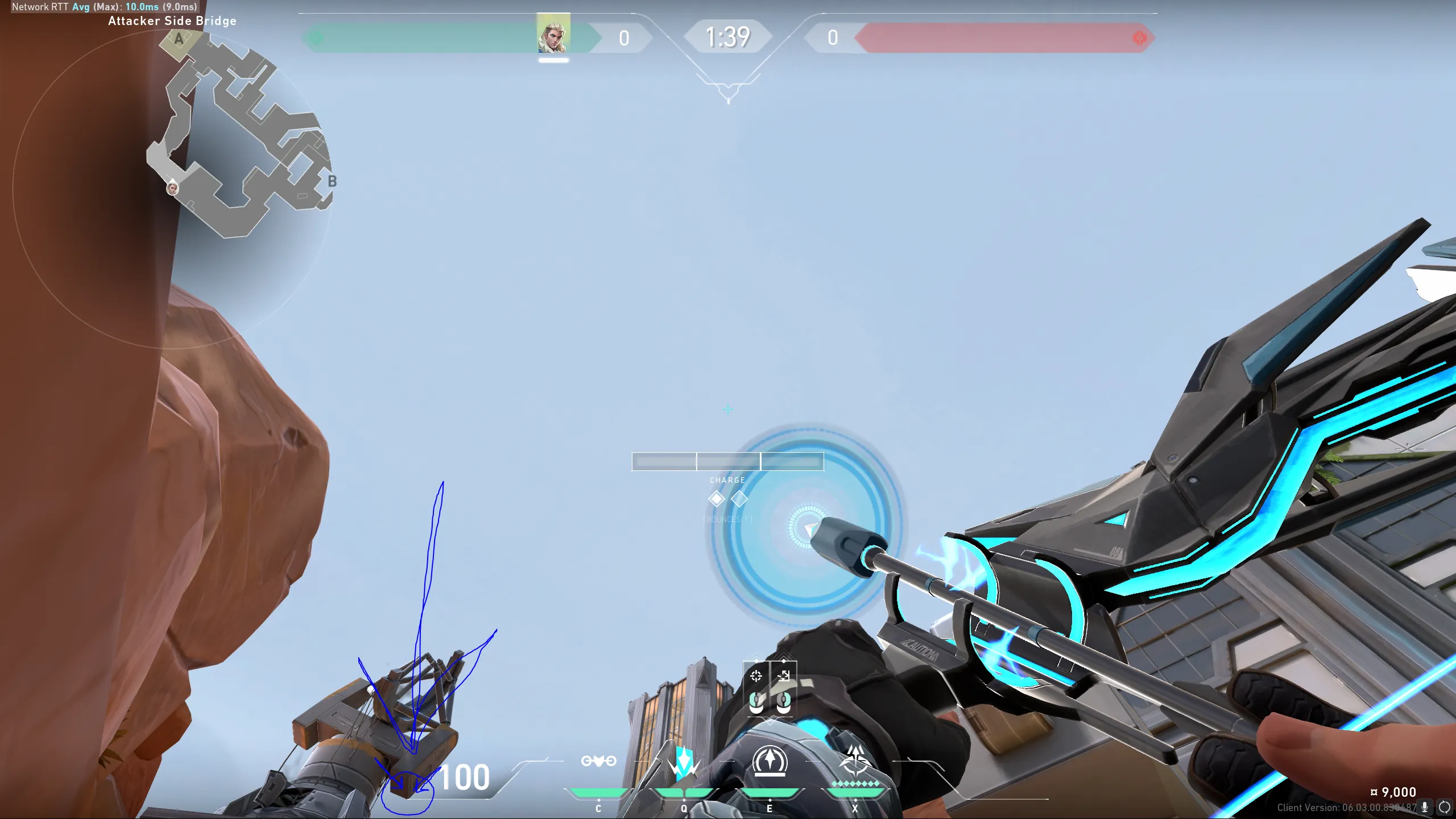 Sova Recon Bolt on Fracture Defense Site A — step 2 of 3: Aim — line up the shot