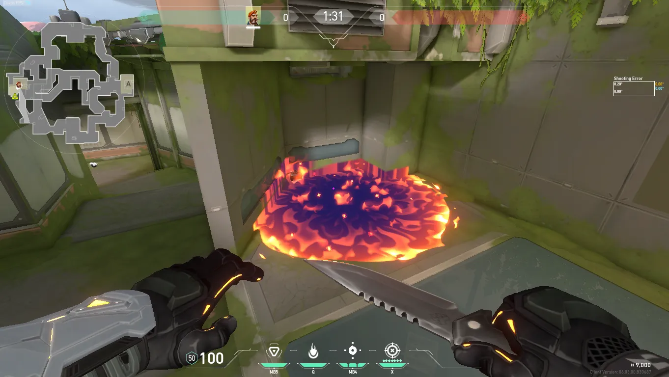 Brimstone Incendiary on Fracture Attack Site B — step 4 of 4: Result