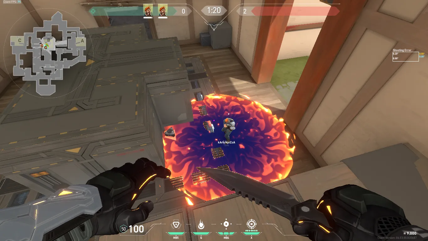 Brimstone Incendiary on Haven Attack Mid — step 3 of 3: Result