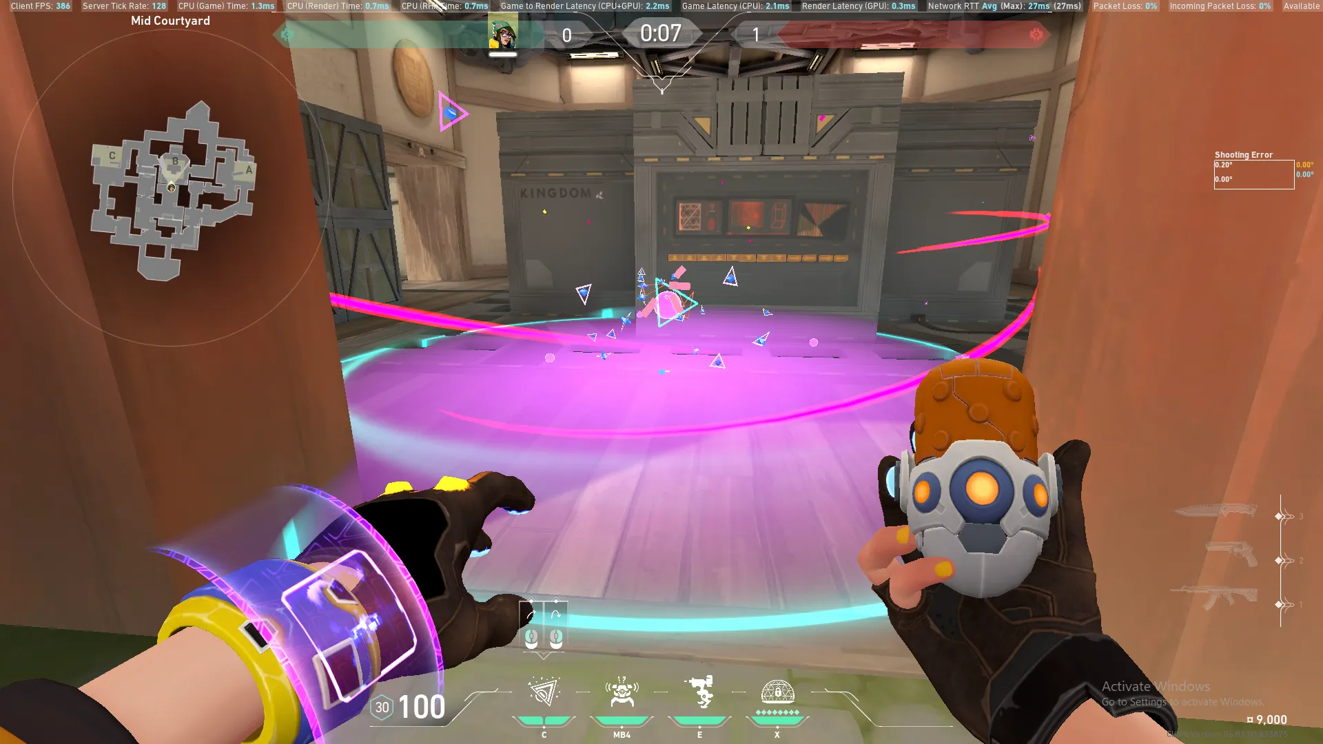 Killjoy Nanoswarm on Haven Defense Site B — step 4 of 4: Result