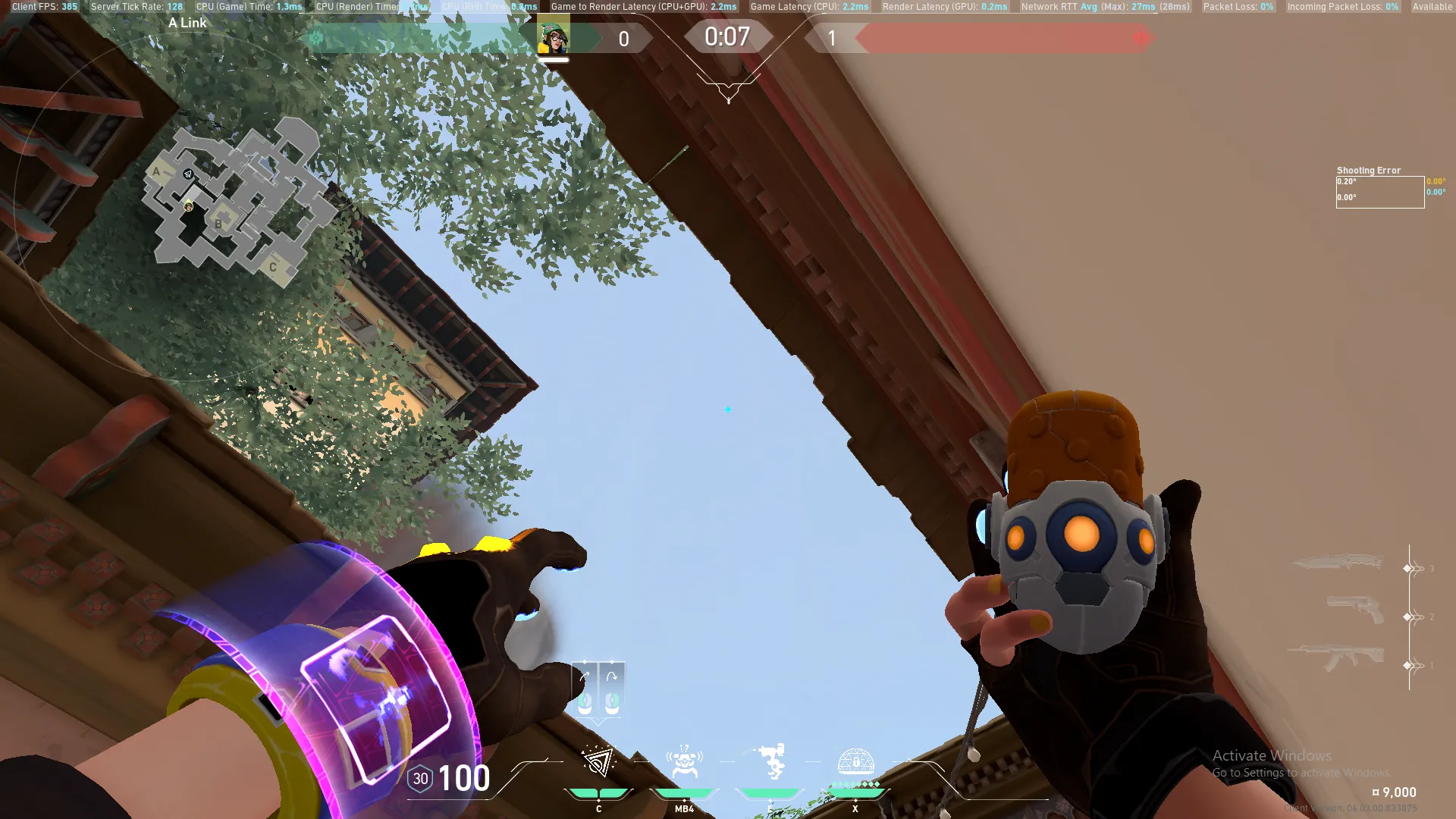 Killjoy Nanoswarm on Haven Defense Site A — step 2 of 2: Result